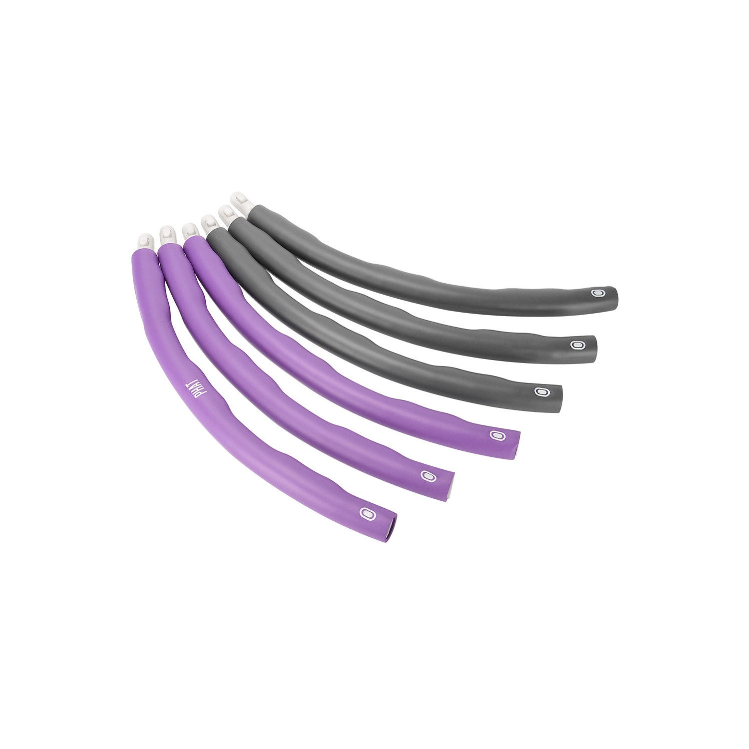 PHAT Fitness – Hula Hoop 2,6 lb de SKT, modèle amovible à 6 sections, appareil lesté pour l'exercice