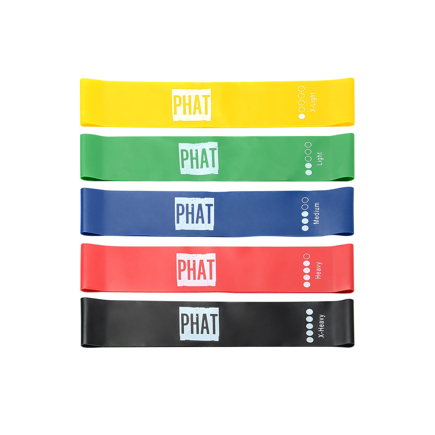 Disques glisseurs à double noyau de première qualité + 5 bandes de résistance de l'exercice - PHAT™