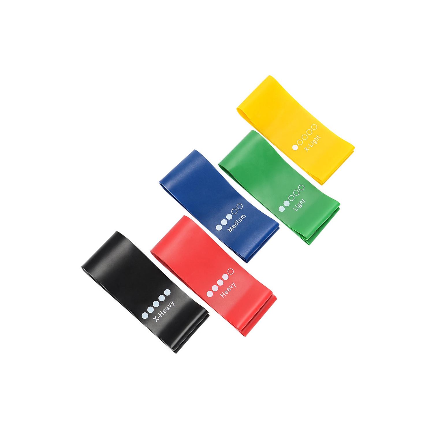 Disques glisseurs à double noyau de première qualité + 5 bandes de résistance de l'exercice - PHAT™