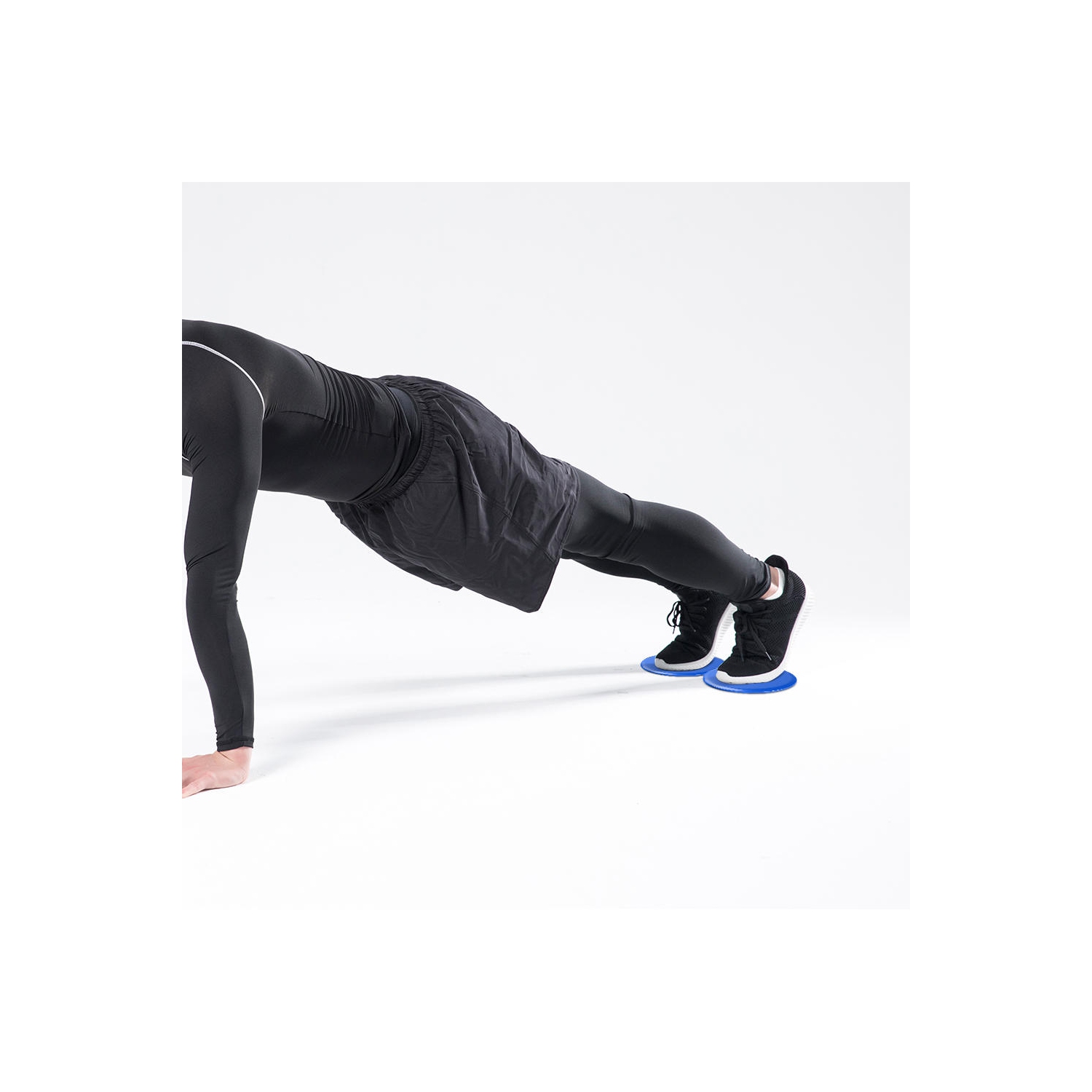 Disques glisseurs à double noyau de première qualité + 5 bandes de résistance de l'exercice - PHAT™