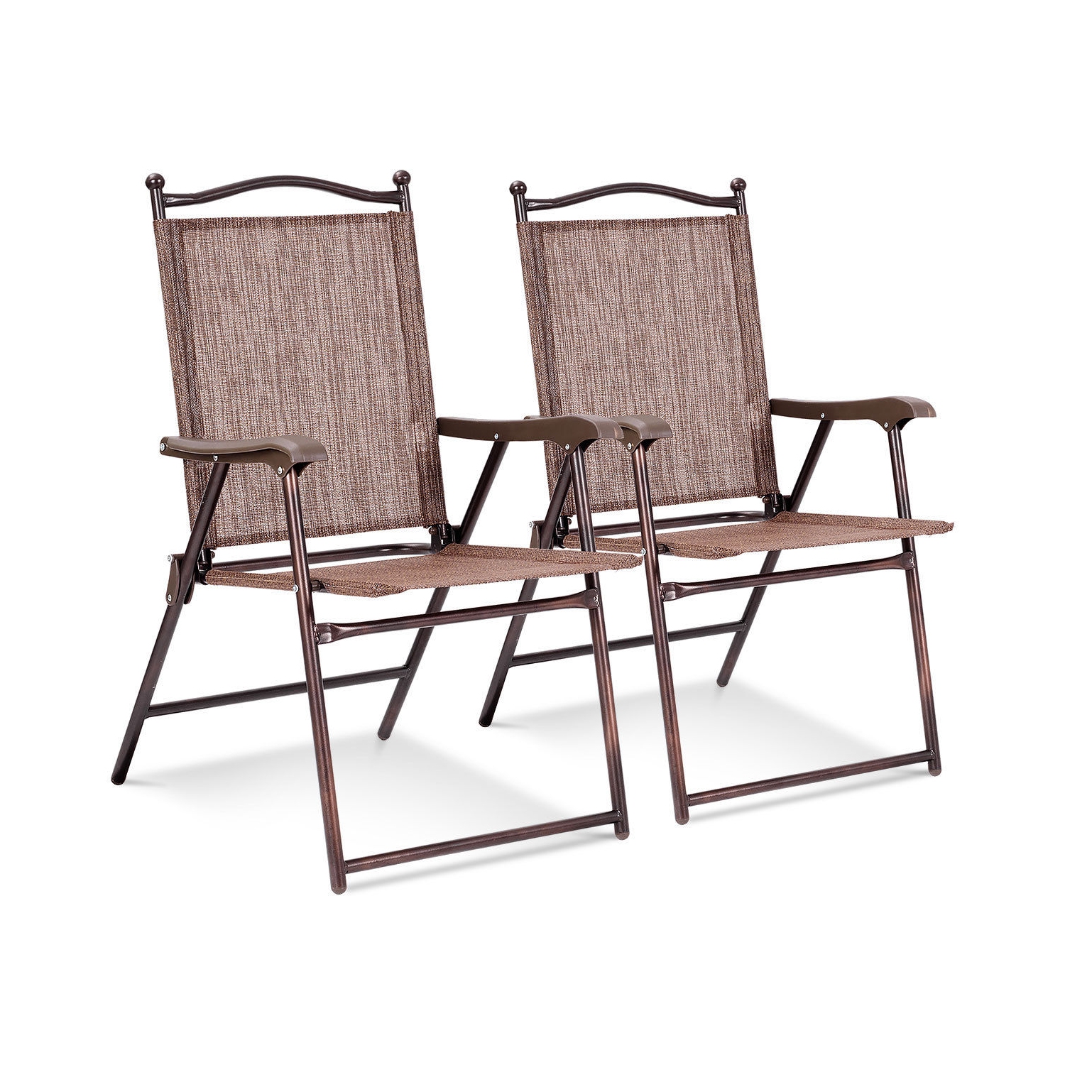 Lot de 2 chaises de camping pliables Costway