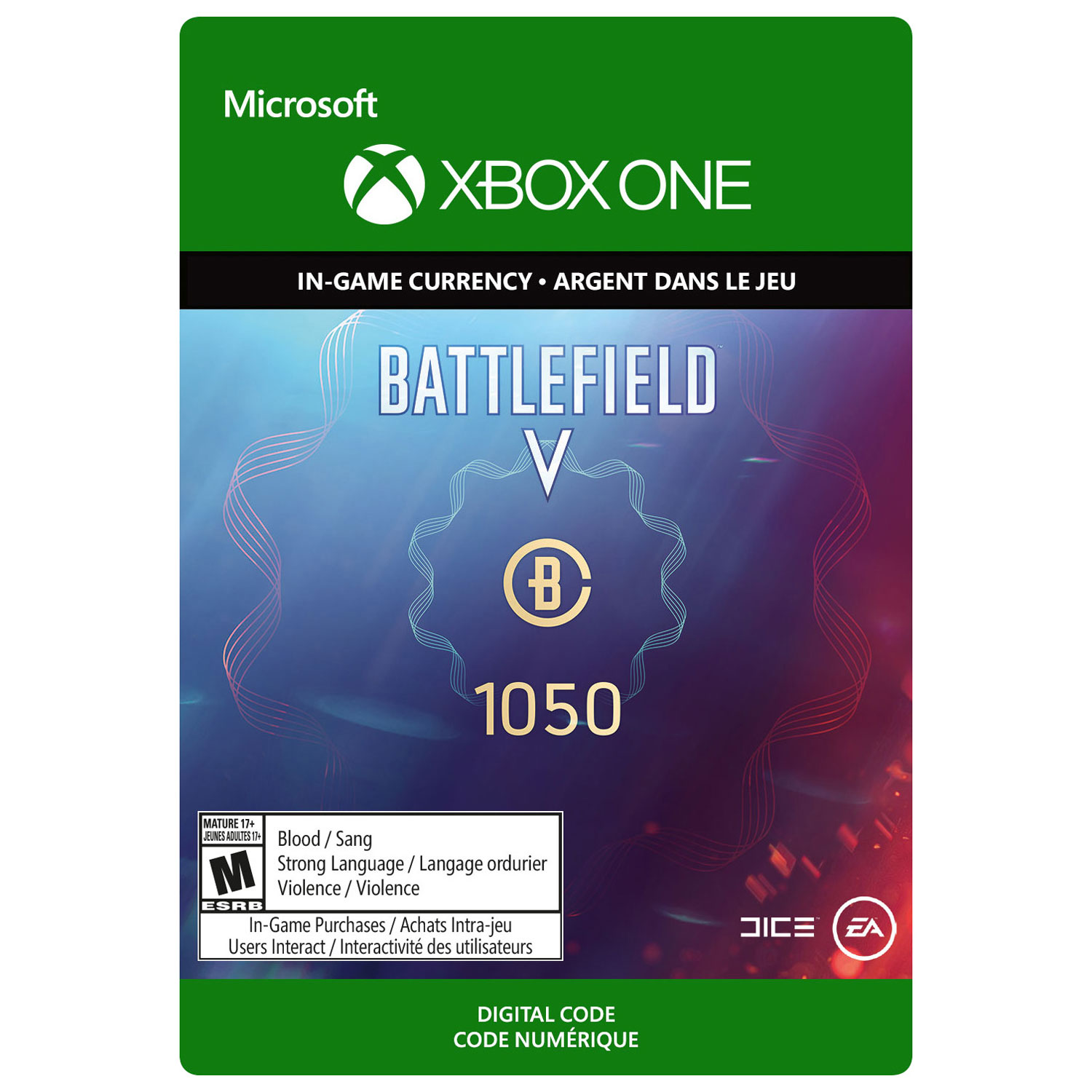 Battlefield V: 1050 Currency (Xbox One) - Digital Download
