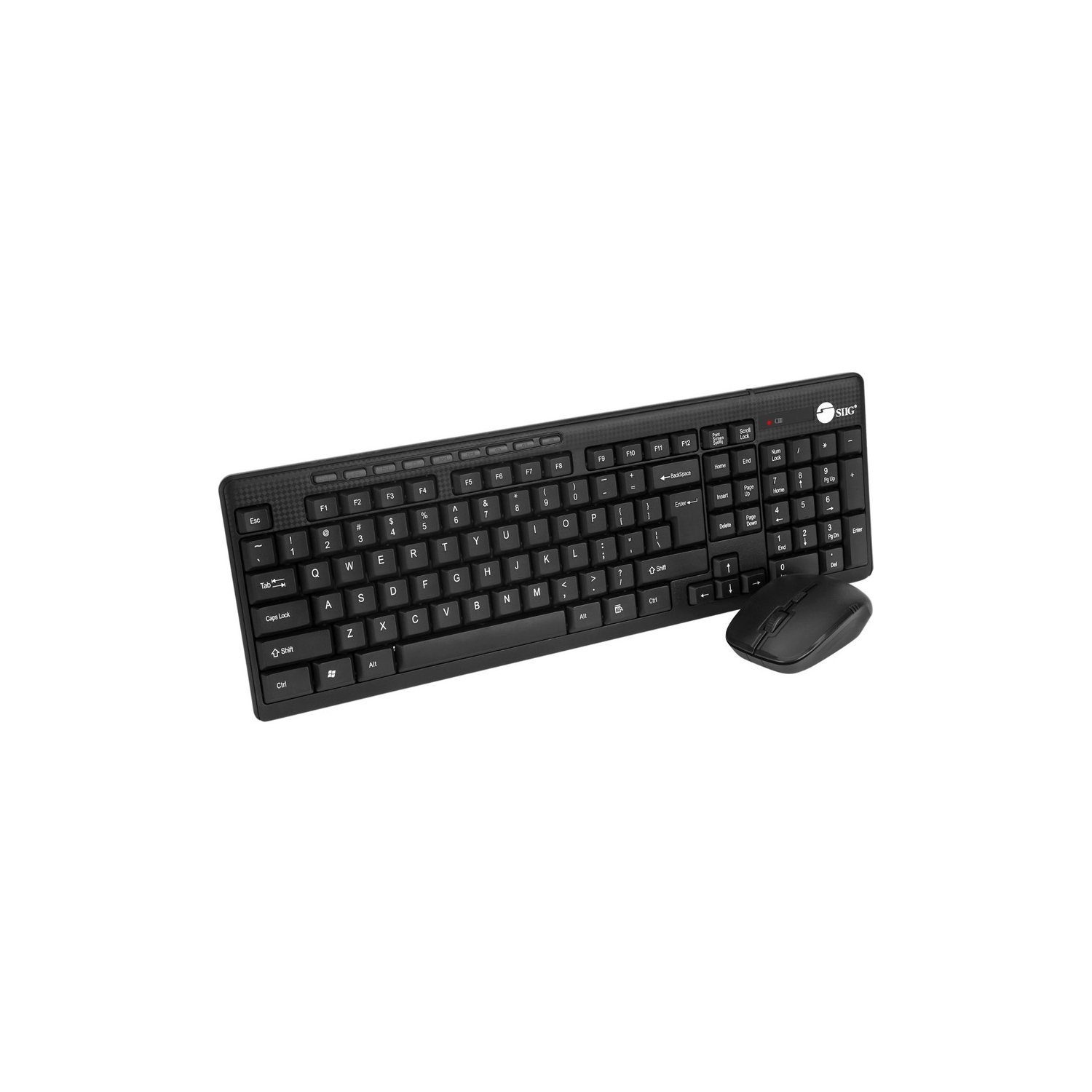 SIIG Wireless Extra-Duo Keyboard & Mouse JK-WR0T12-S1