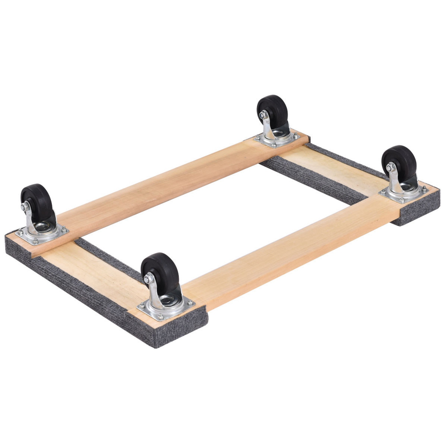 Cosway – roulettes avec poignée mobile Dolly pour porte-bébé 4PCS, 30 x 18 po, 1000 lb