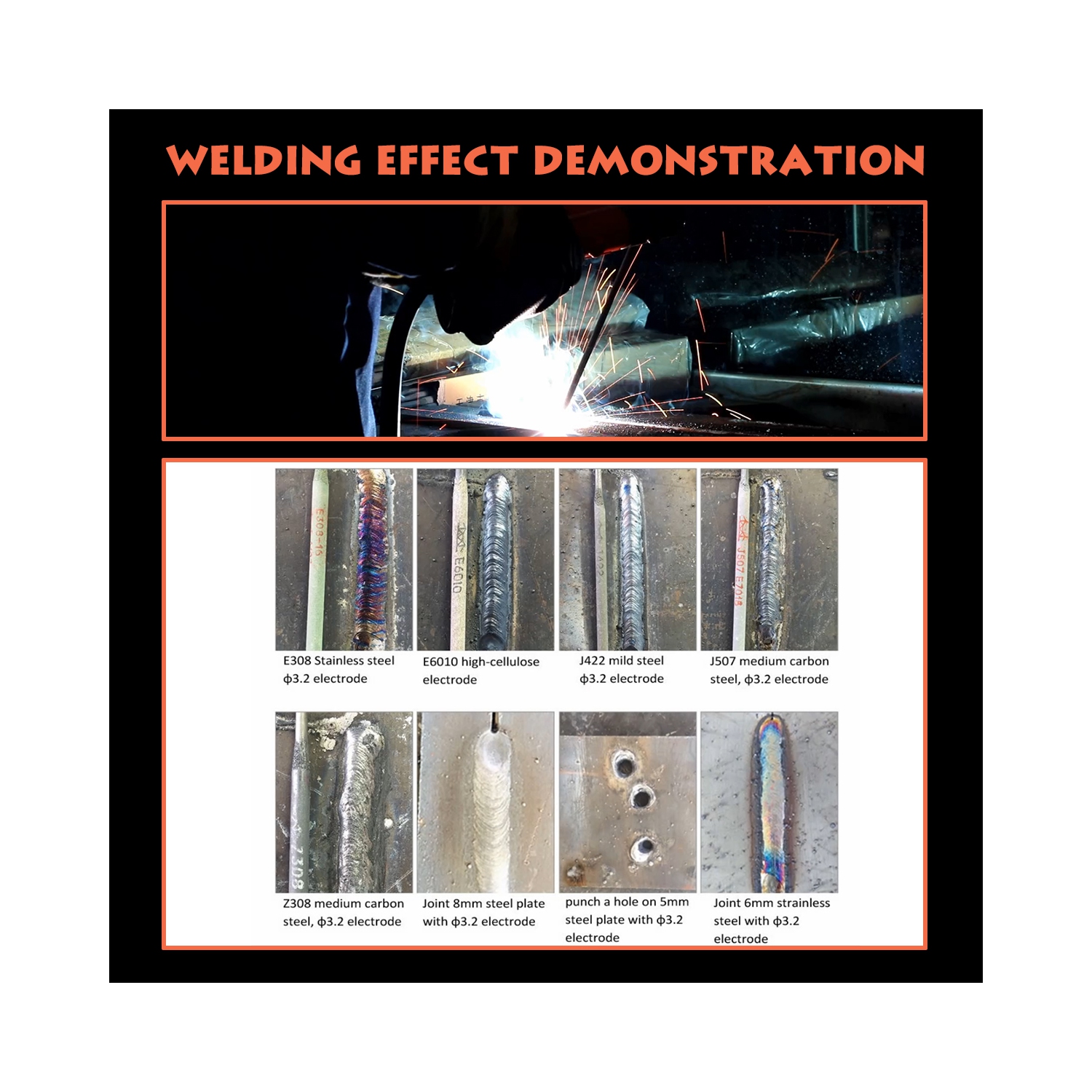 Costway MMA TIG ARC IGBT Welding Machine 200 AMP Welder DC Inverter LED Display