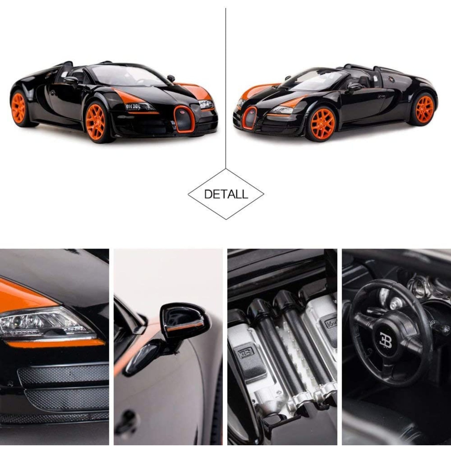 Bugatti Veyron 16.4 Grand Sport - R/C cars - 1:14 Scale | Best Buy