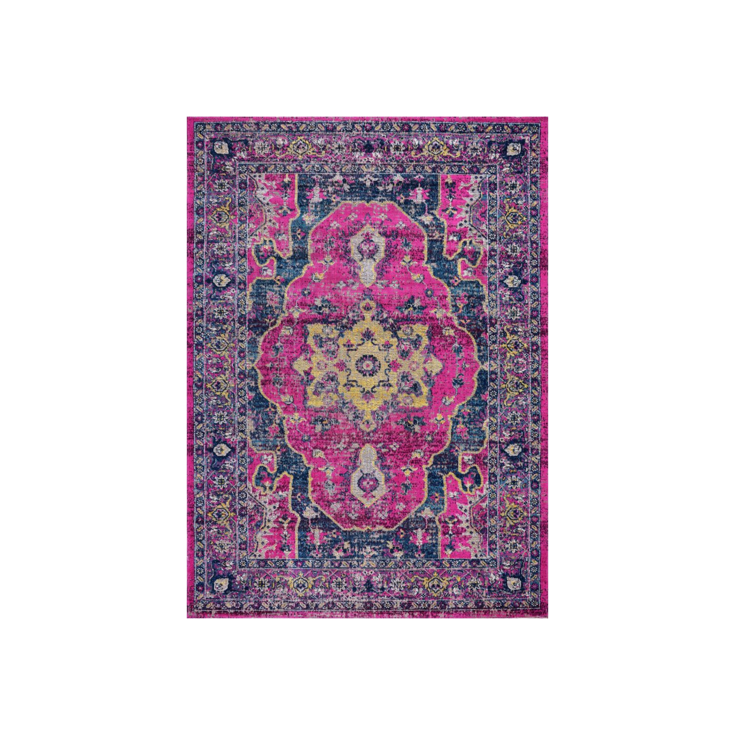 Tapis Perse intérieur/extérieur 6 pi 5 po x 9 pi 5 po - Bleu lilas