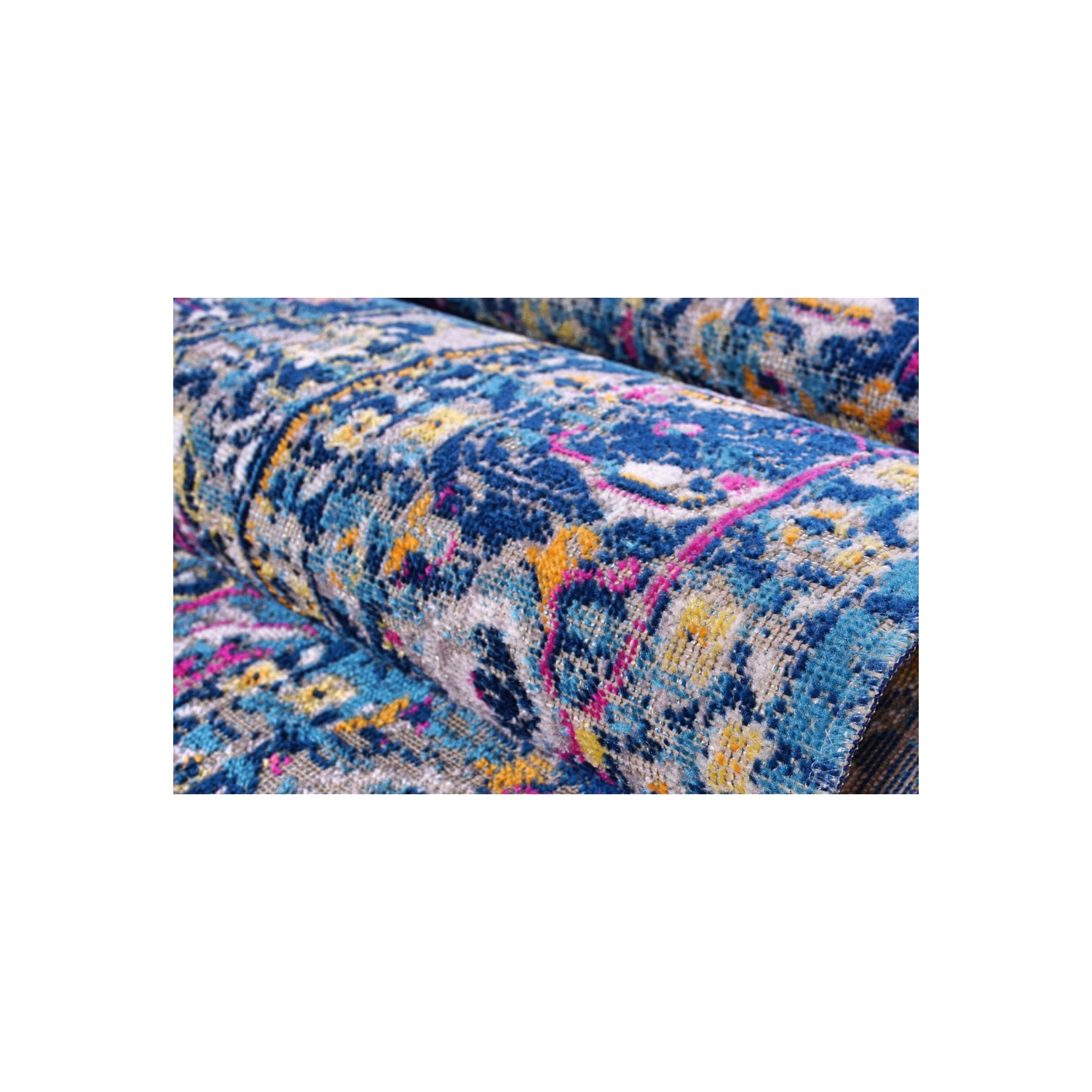 Rowen Dark Blue Traditional Indoor/Outdoor Area Rug 2'7" x 4'11"