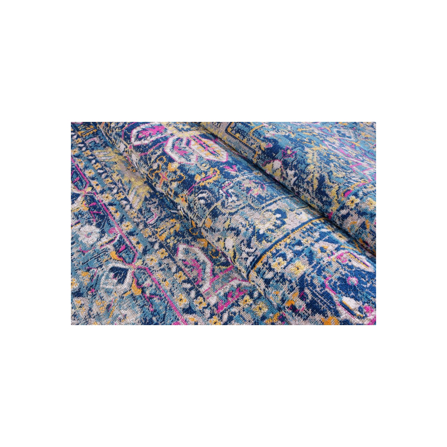 Rowen Dark Blue Traditional Indoor/Outdoor Area Rug 2'7" x 4'11"