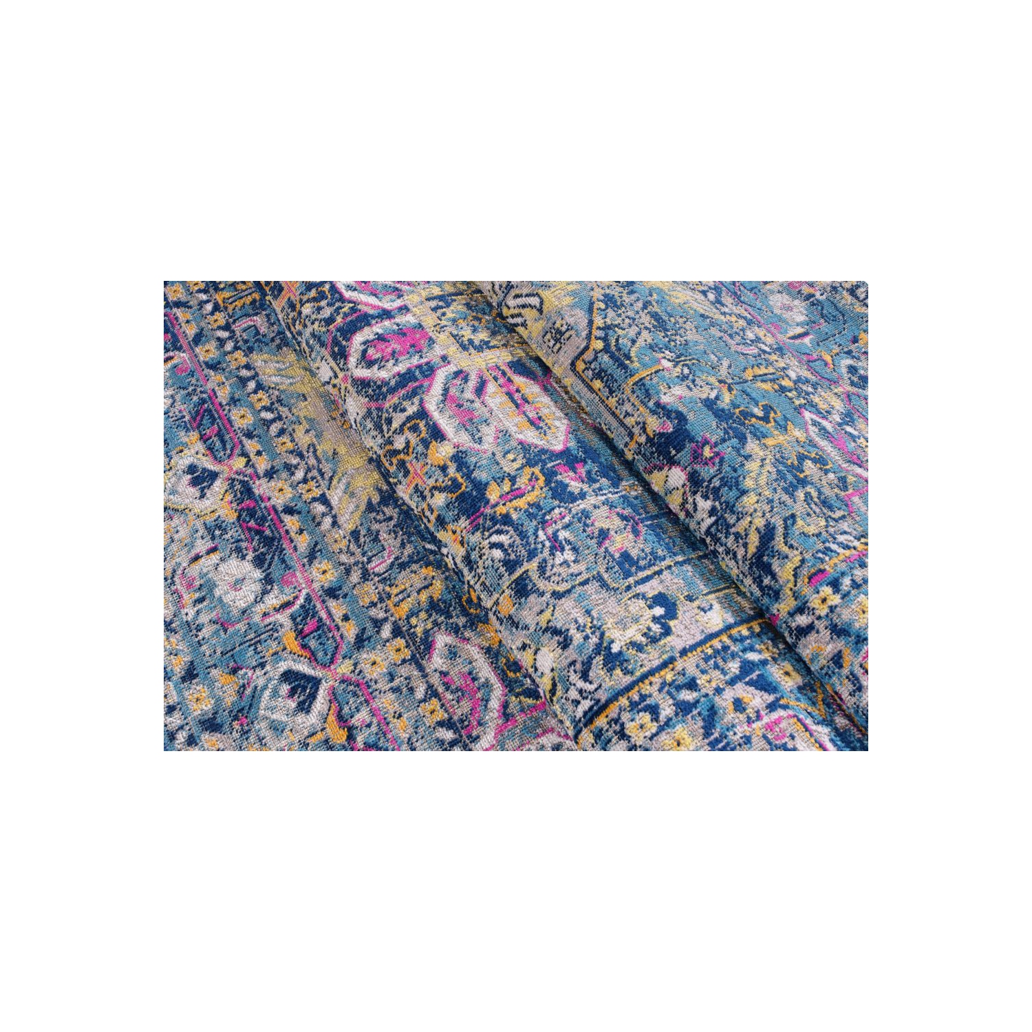 Rowen Dark Blue Traditional Indoor/Outdoor Area Rug 2'7" x 4'11"