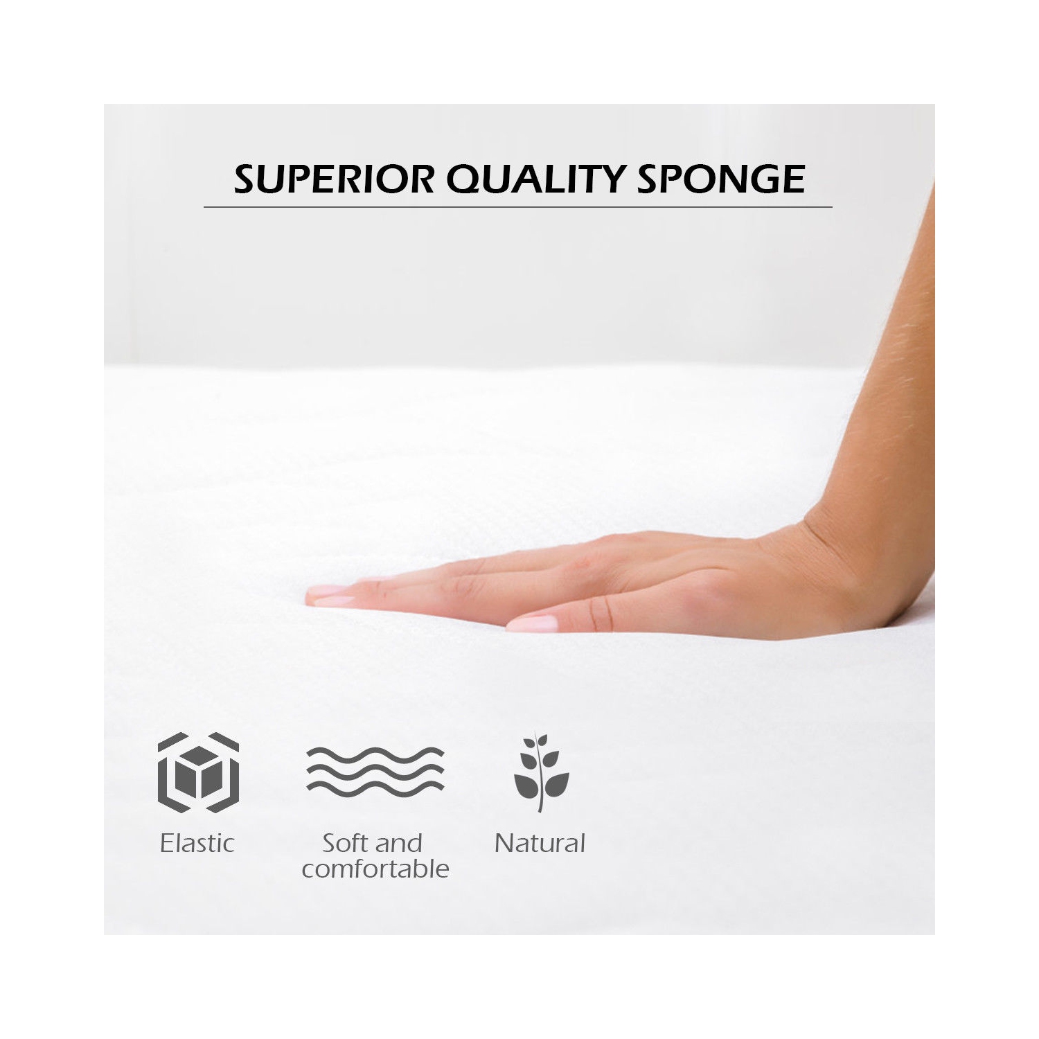 Canapé-lit en tissu moderne Couch de Costway avec lit salon rembourré