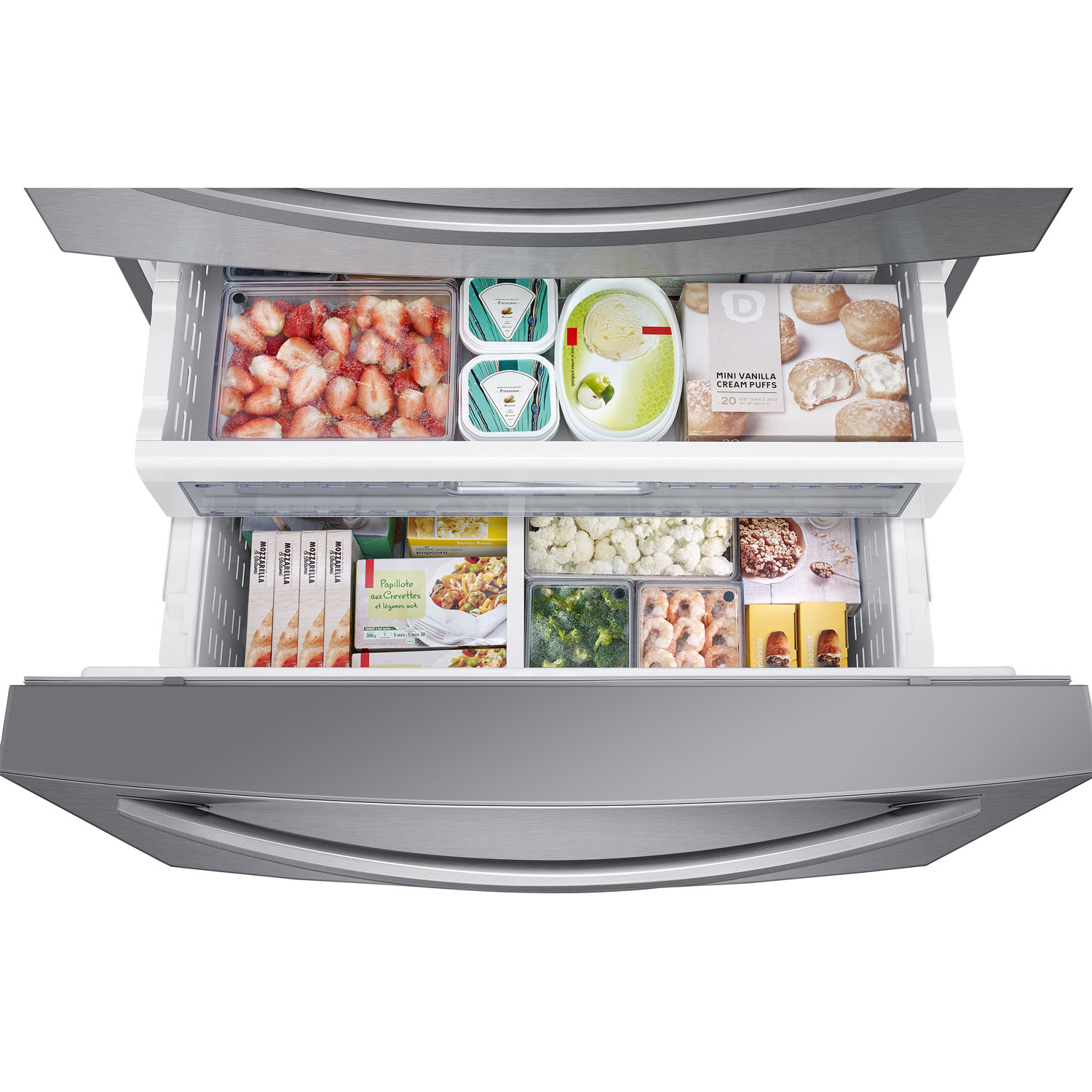 Samsung 36" 28 Cu. Ft. French Door Refrigerator with Ice Dispenser - Stainless Steel