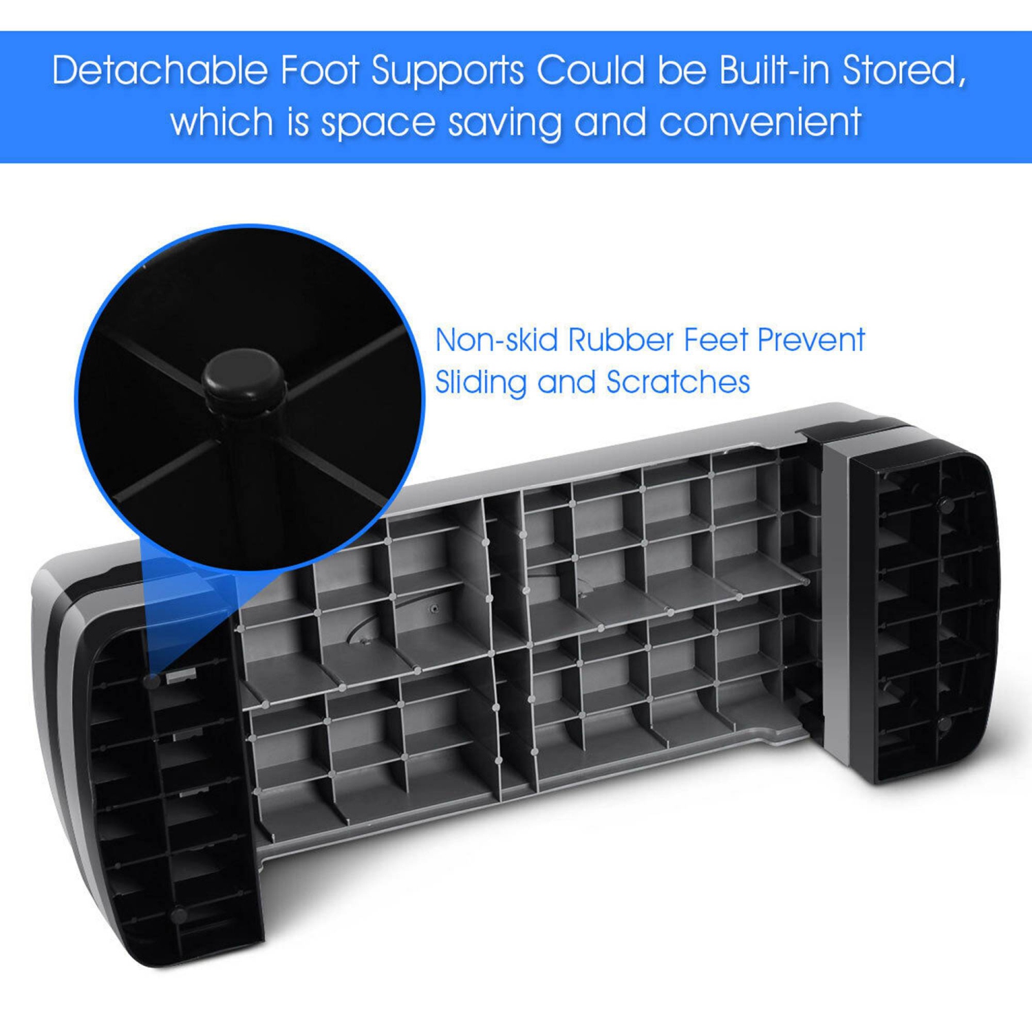 Fitness Aérobic Stepper Cardio ajustable 6"-8"-10" Exercice stepper empilables de la marque Costway