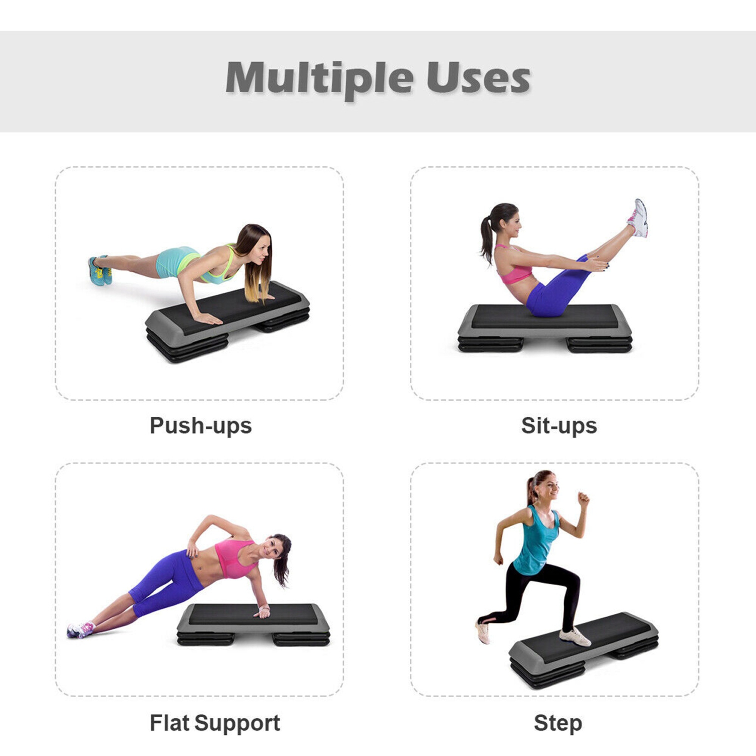 Basics Aerobic Exercise Workout Step Platform with