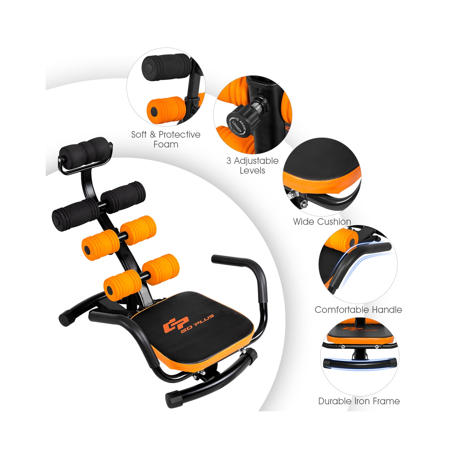 Goplus ab fitness crunch best sale