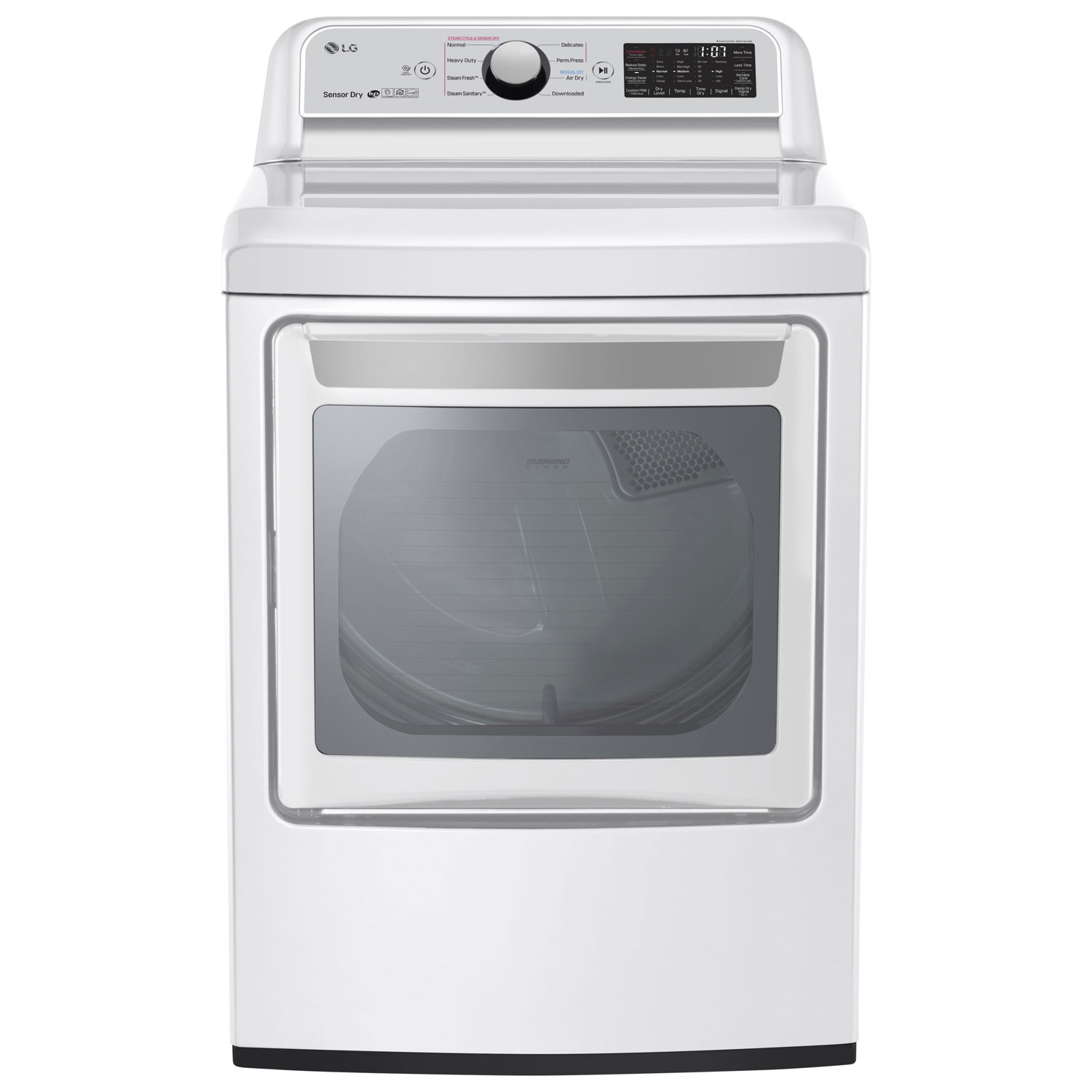 LG 7.3 Cu. Ft. Electric Dryer (DLEX7250W) - White
