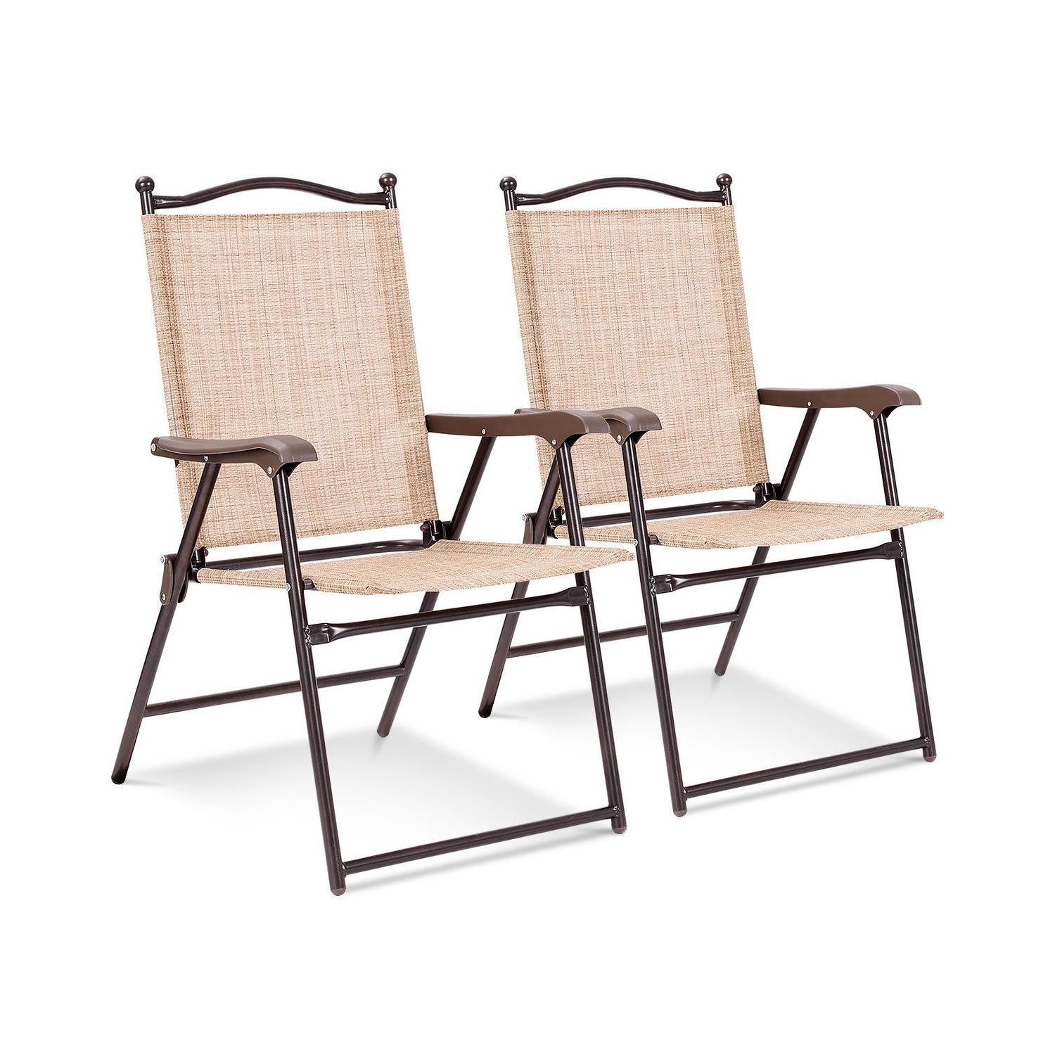 Lot de 2 chaises de camping pliables Costway