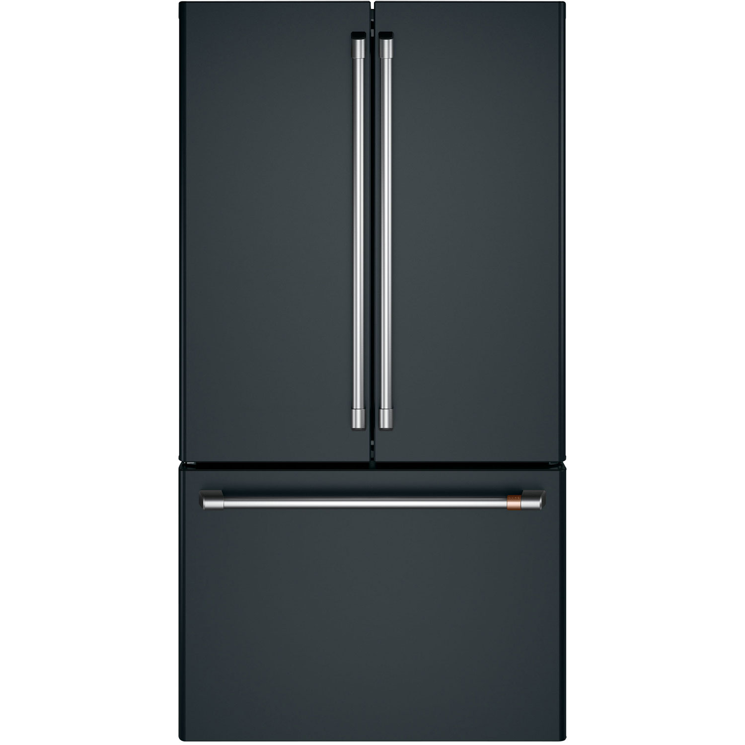 Réfrigérateur à deux portes à profondeur de comptoir de 23,1 pi³ 36 po Café - Noir mat