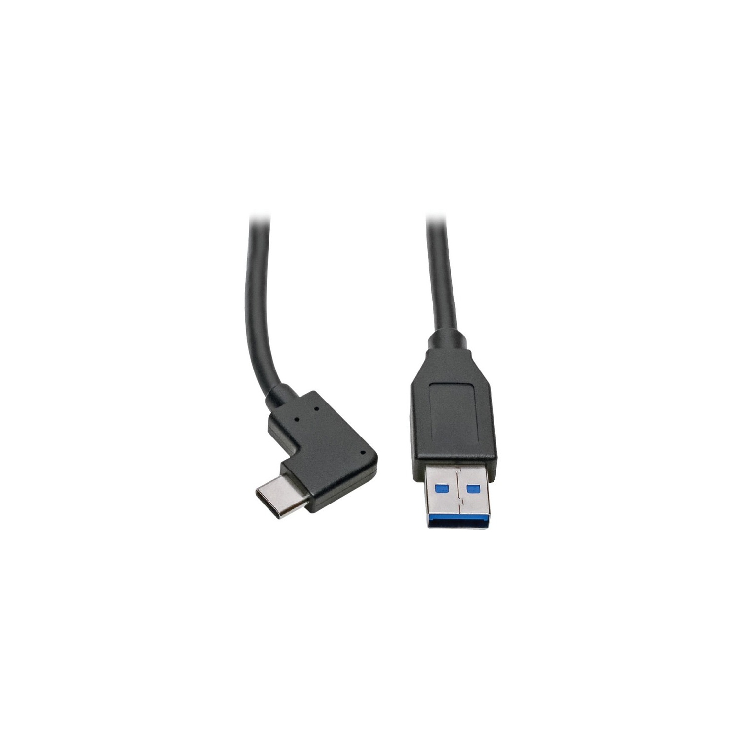 Tripp Lite U428-003-CRA Right-Angle USB-C to USB-A Cable, M/M, 3 ft. U428-003-CRA