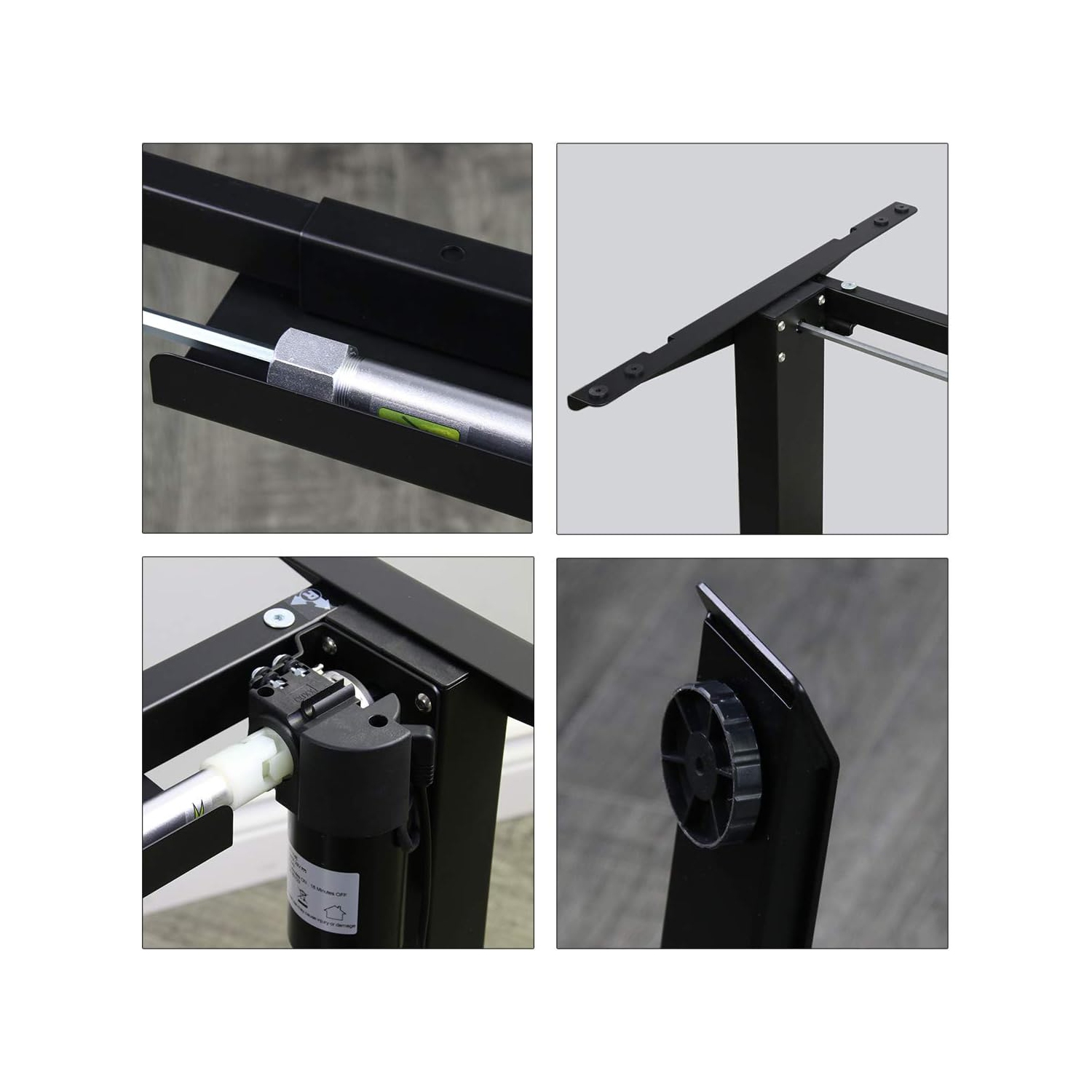 Cadre de bureau motorisé/électrique à hauteur réglable FS-DR48Mii de Boost Industries au sol