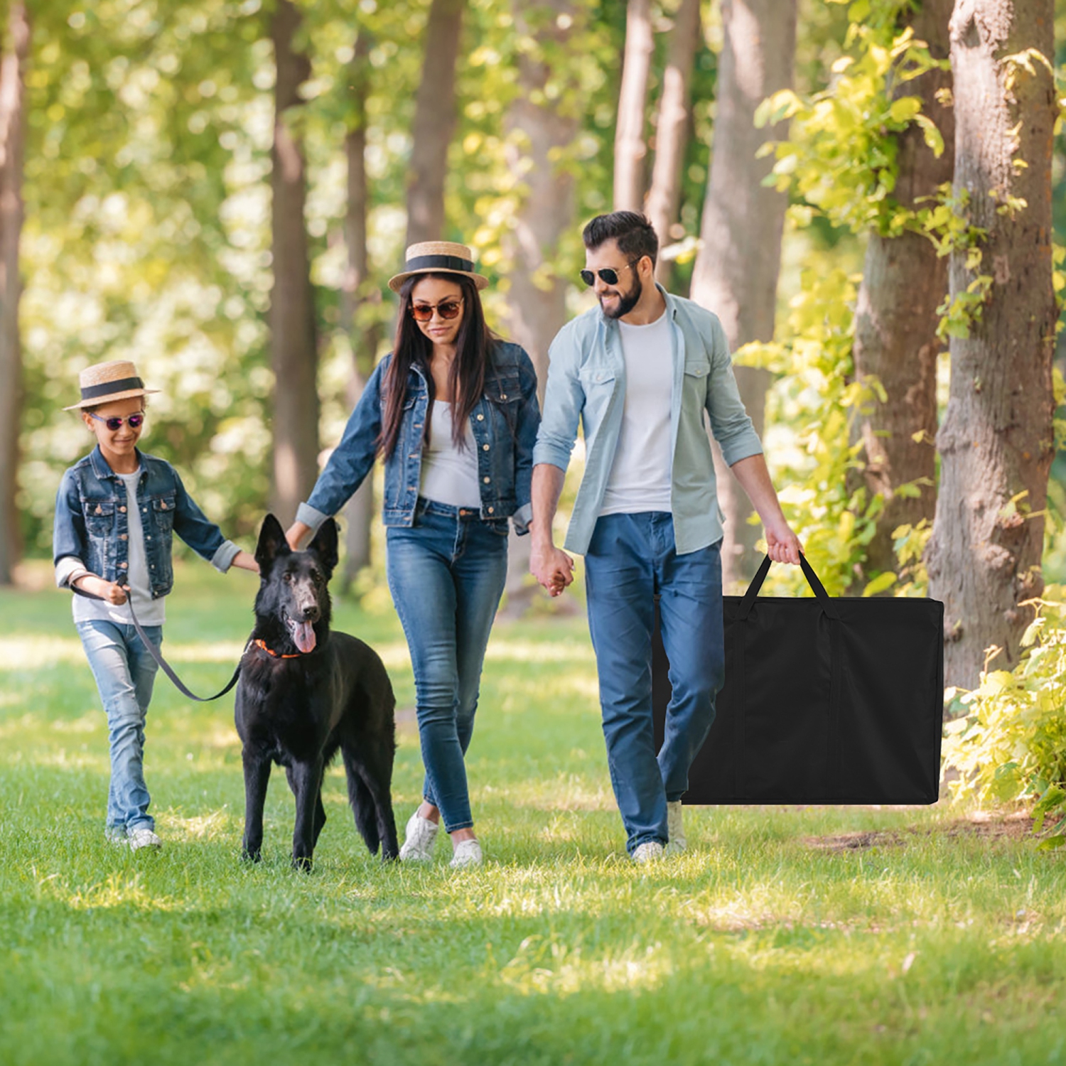 Ensemble de Jeu de Cornhole Costway, Jeu de Lancers de Bean Bags Pliable avec Sac de Transport