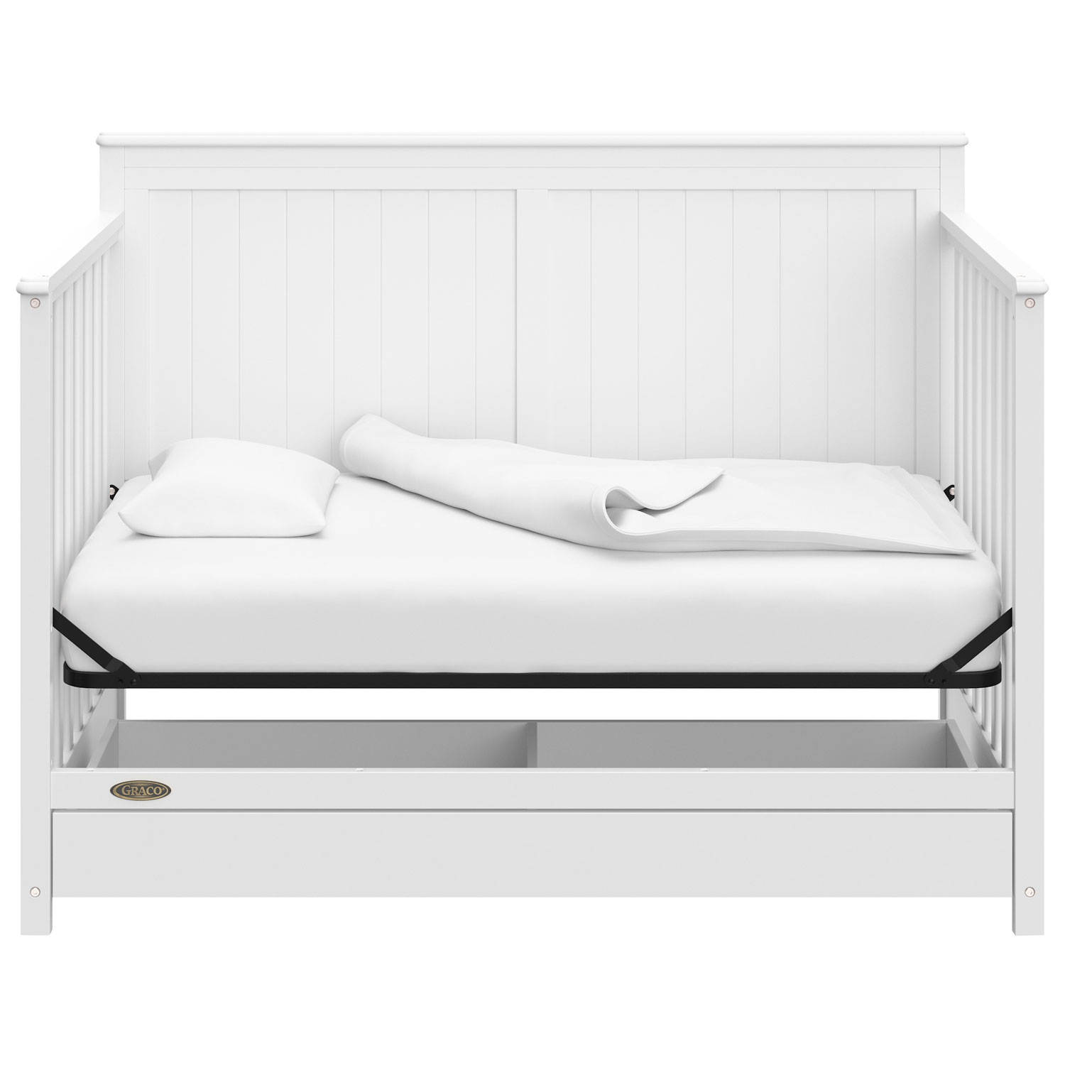 Lit de bébé transformable 4-en-1 Hadley de Graco - Blanc