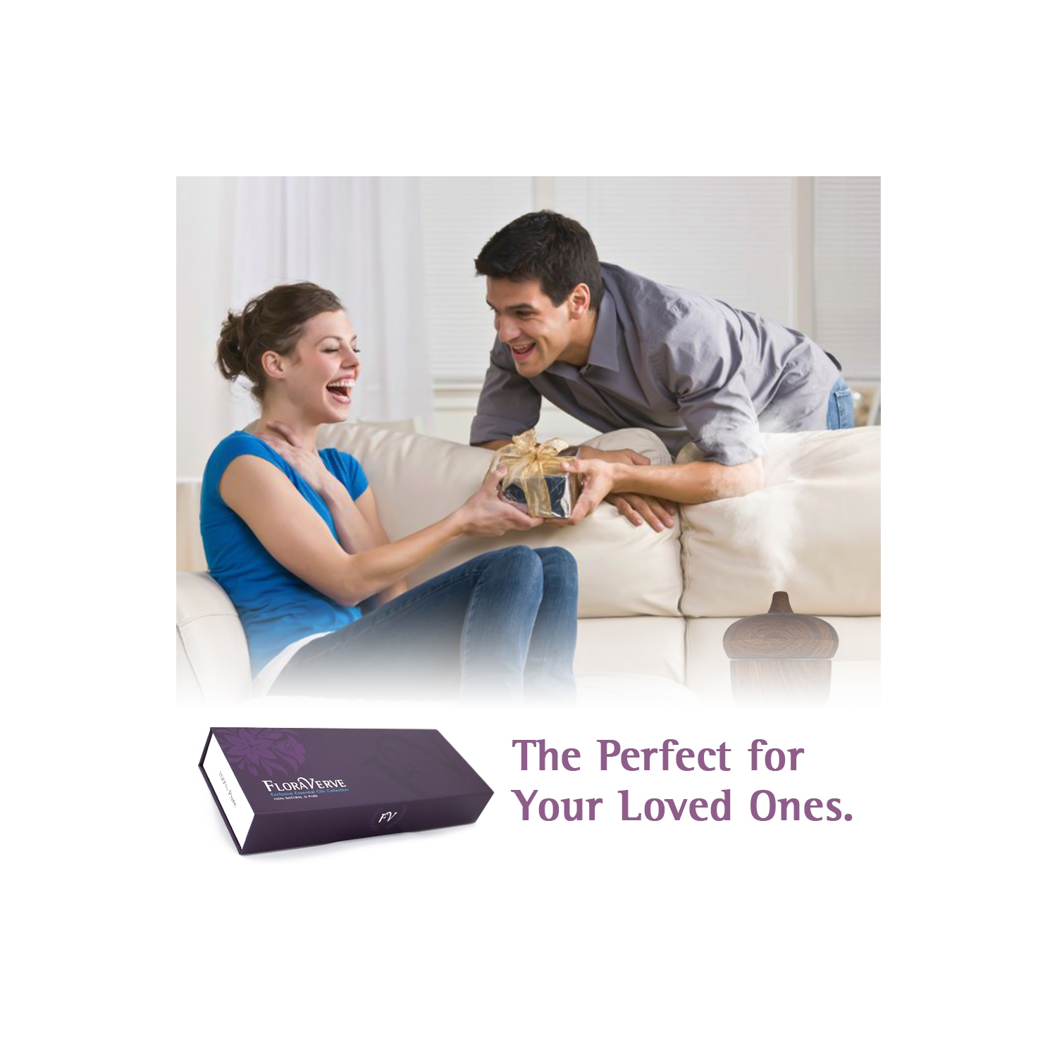 Floraverve Exclusive Huiles Essentielles, Collection Top 6 Scents - Huiles Essentielles Naturelles - 6 x 10 ml