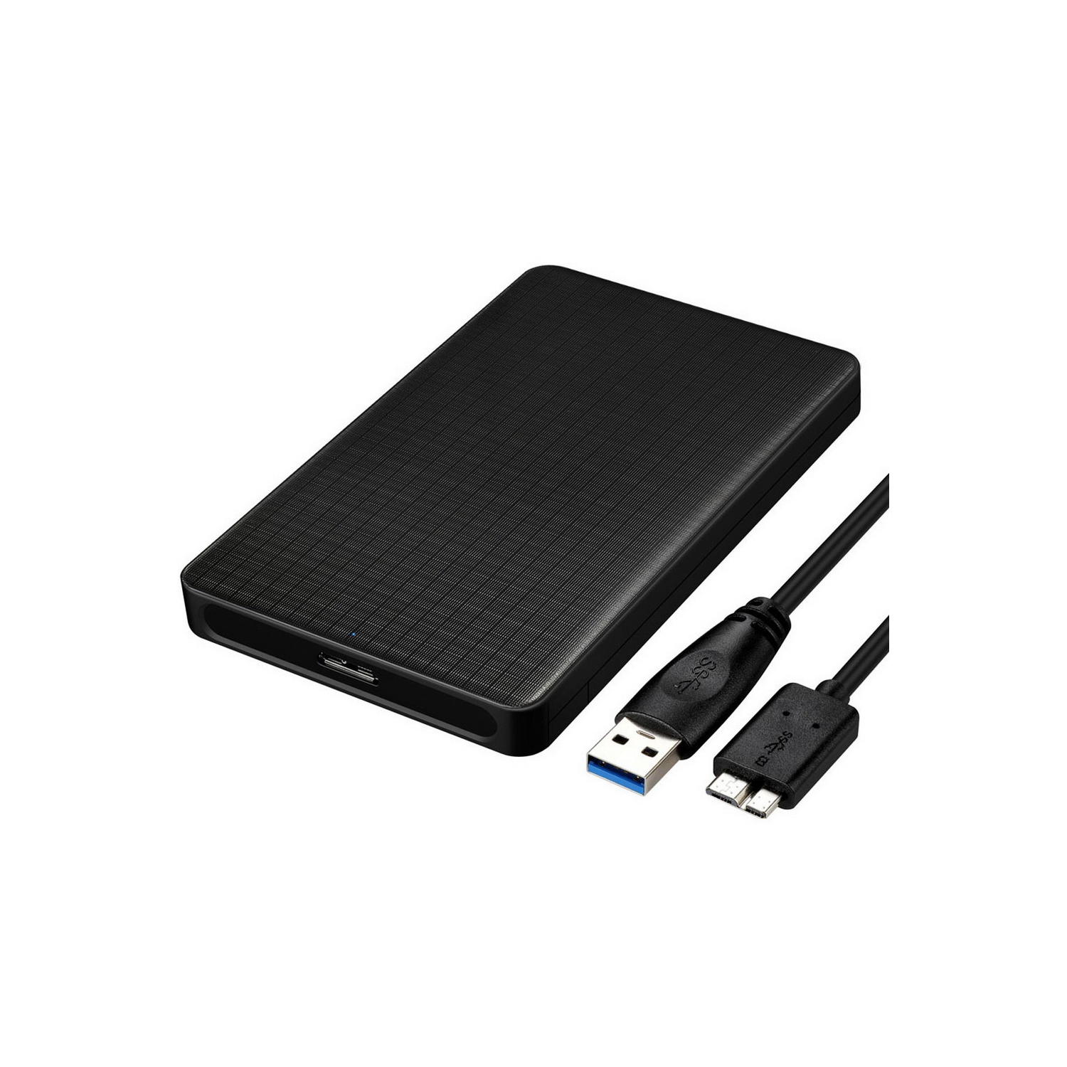 Boîtier de 3.0 po USB 2.5 SATA d’axGear pour ordinateur portatif Boîtier de connexion de disque SSD externe MicroB