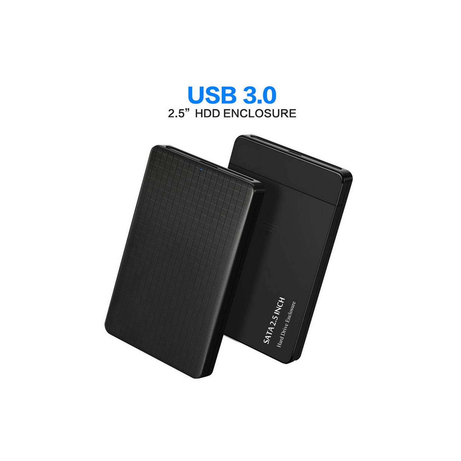 Boîtier de 3.0 po USB 2.5 SATA d’axGear pour ordinateur portatif Boîtier de connexion de disque SSD externe MicroB