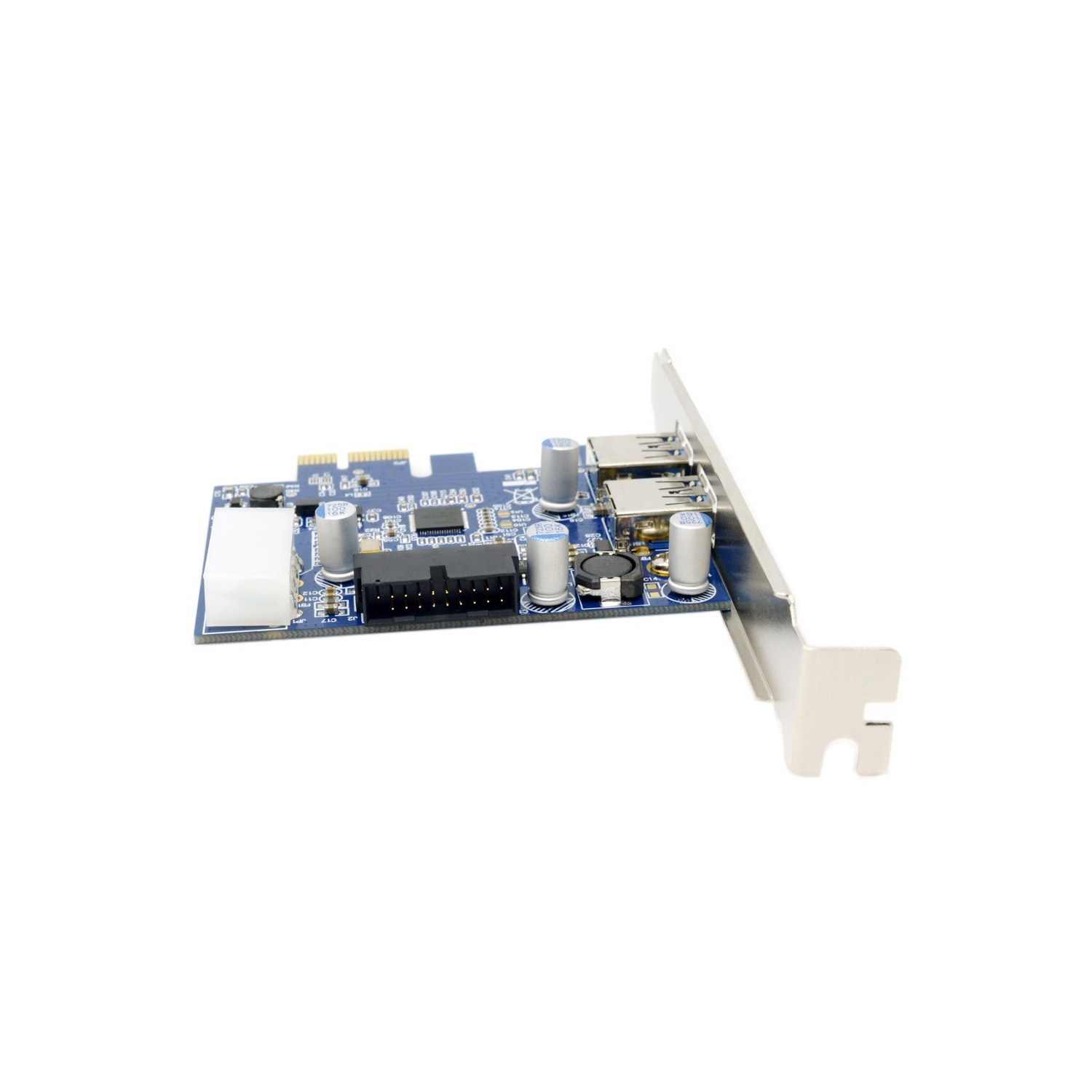 axGear USB 3.0 PCI-E Controller Card 2 External Port w/ Internal 19 Pin Connection