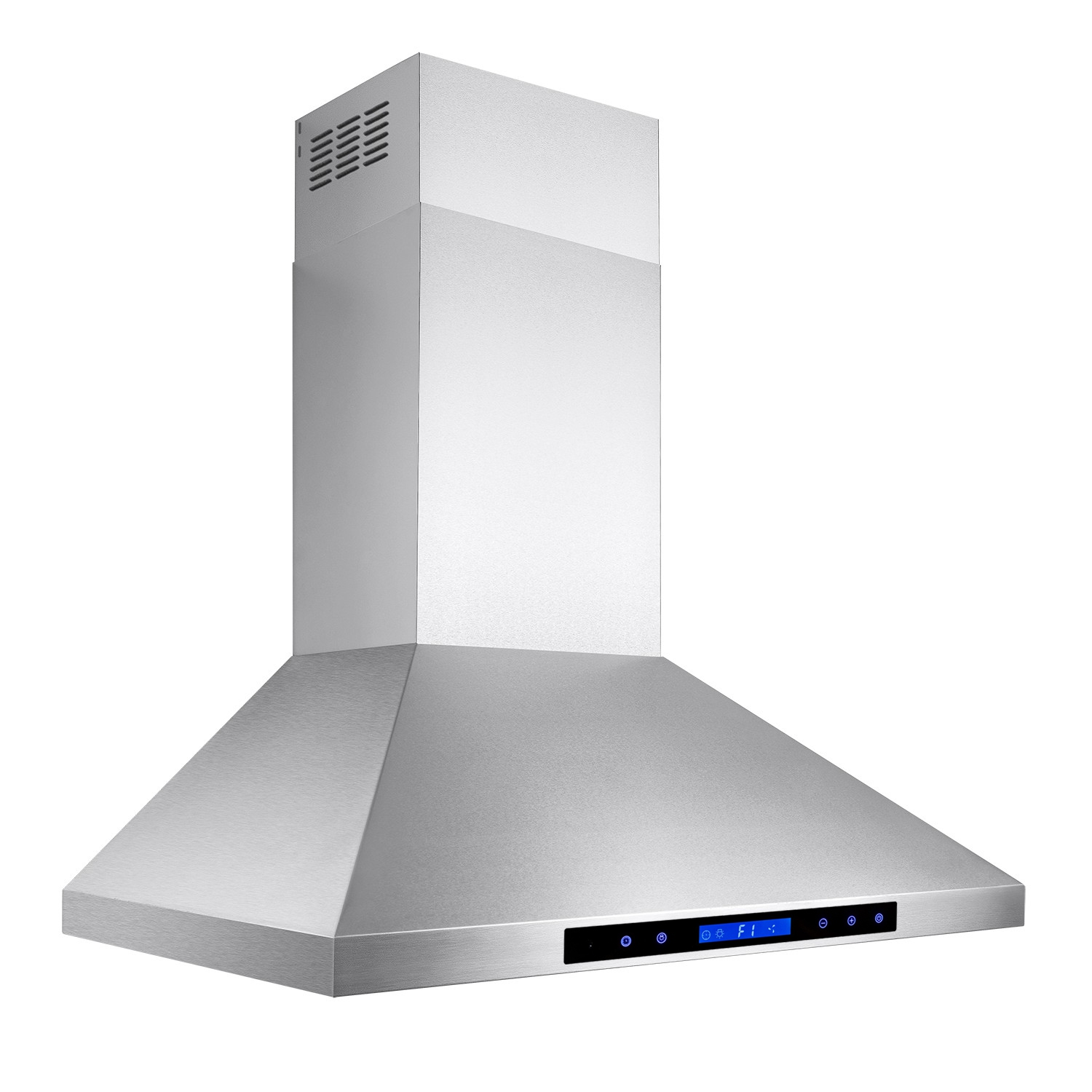 ROXON 900 CFM 30 Inches Range Hood Stainless Steel Wall Mounted Kitchen Exhaust Fan Style RXN-W17-30