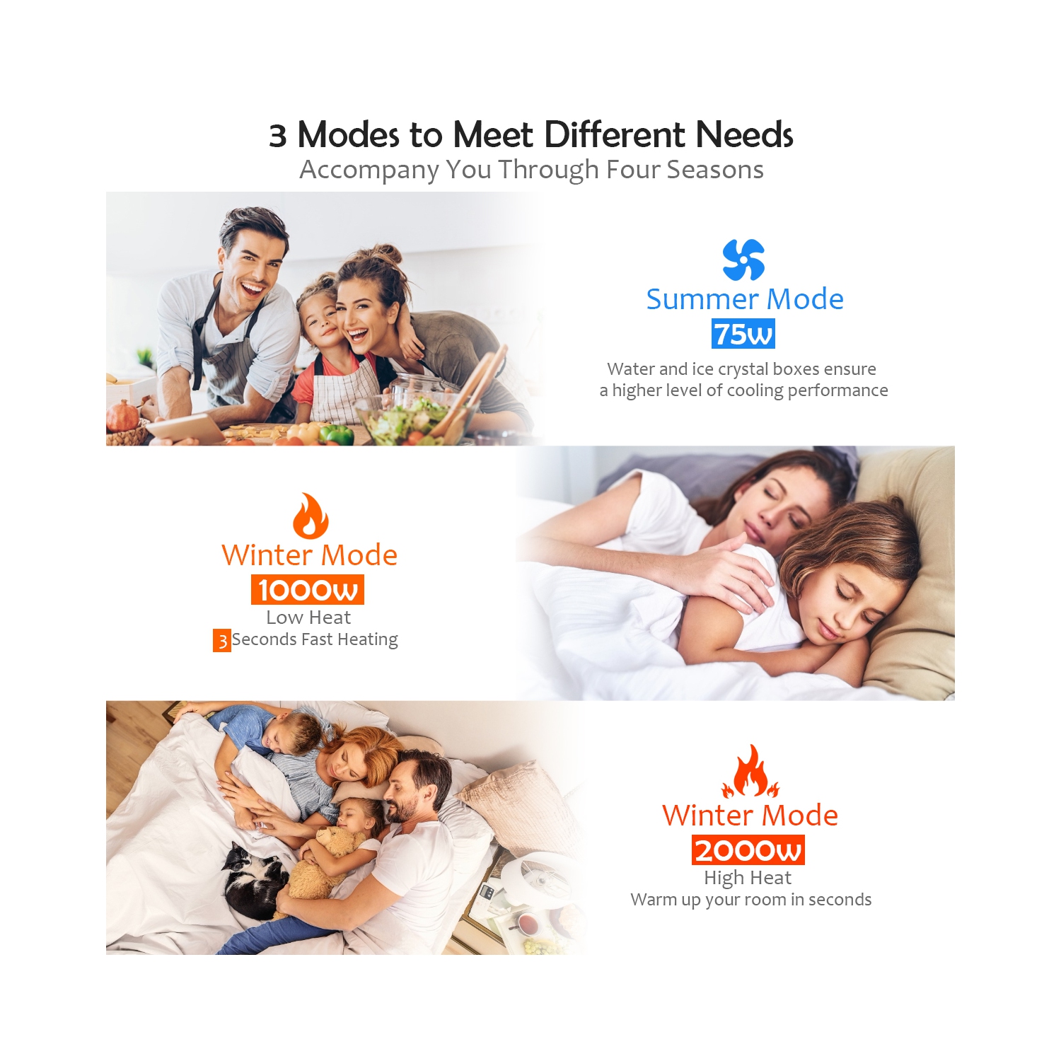 Humidificateur et ventilateur refroidisseur d’air portatif avec télécommande à filtre lavable de Costway