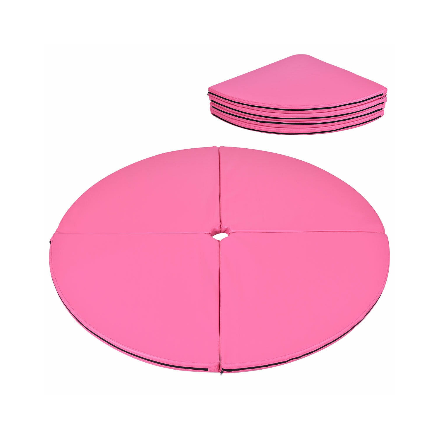 2" T Foldable Pole Dance Mat Yoga Exercise Safety Dancing Cushion Crash Mat