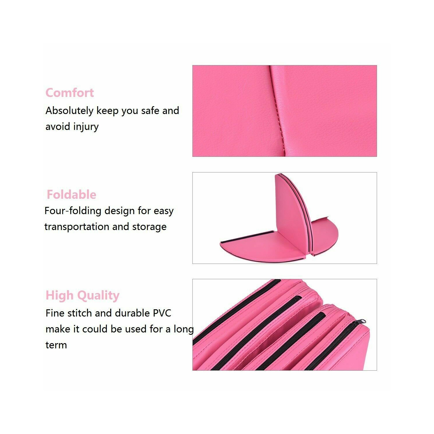 2" T Foldable Pole Dance Mat Yoga Exercise Safety Dancing Cushion Crash Mat