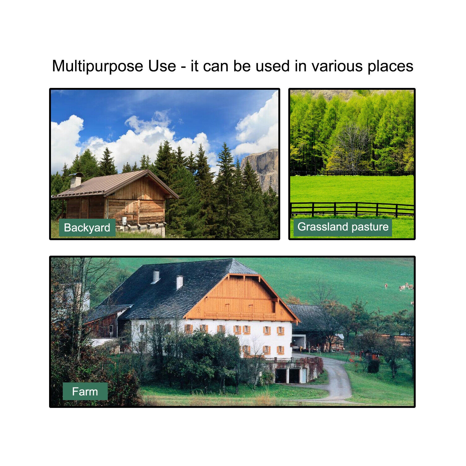 Large moulin à vent de 8 pi de Costway, argent, vert et jaune, vane des jardins