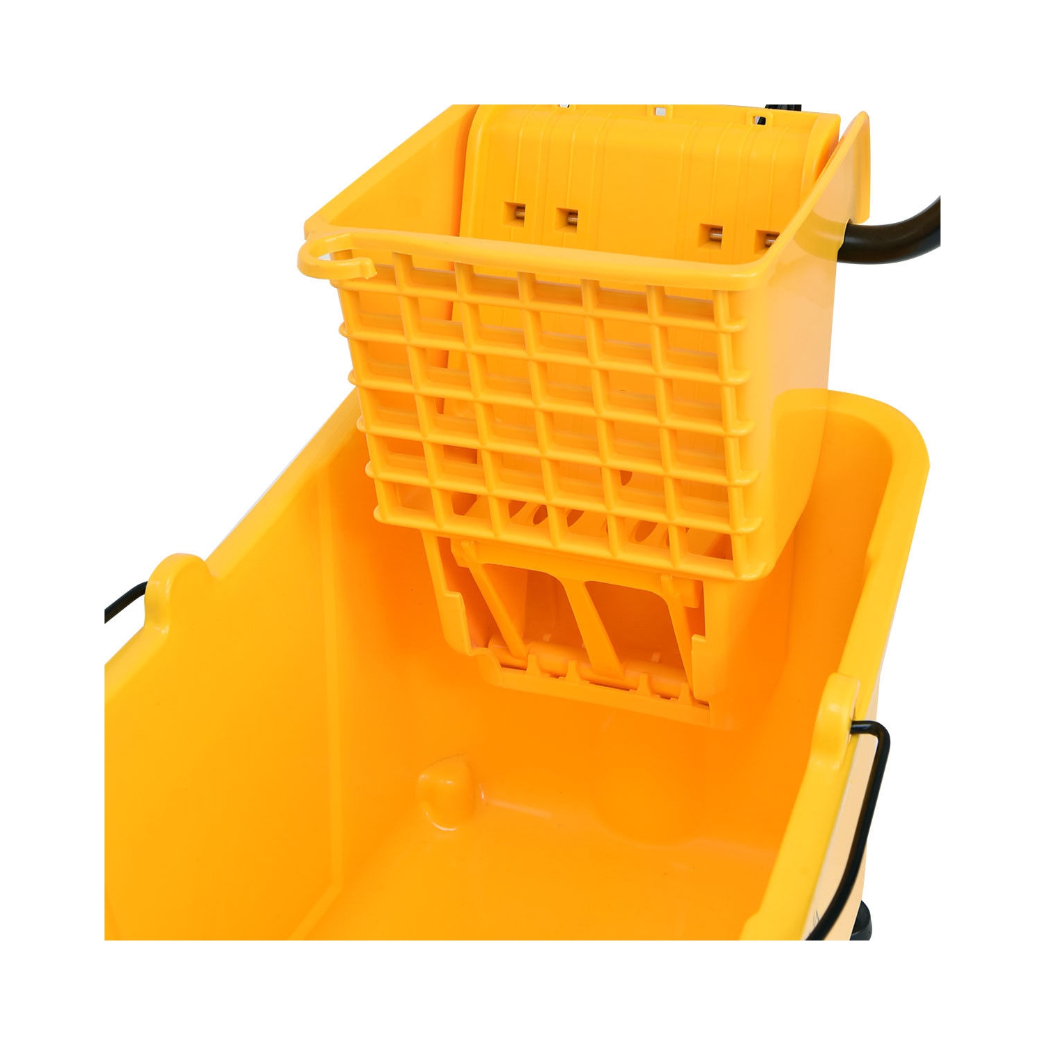 Costway 35 Quart Side Press Wringer Mop Bucket Mop Bucket Wringer Combo