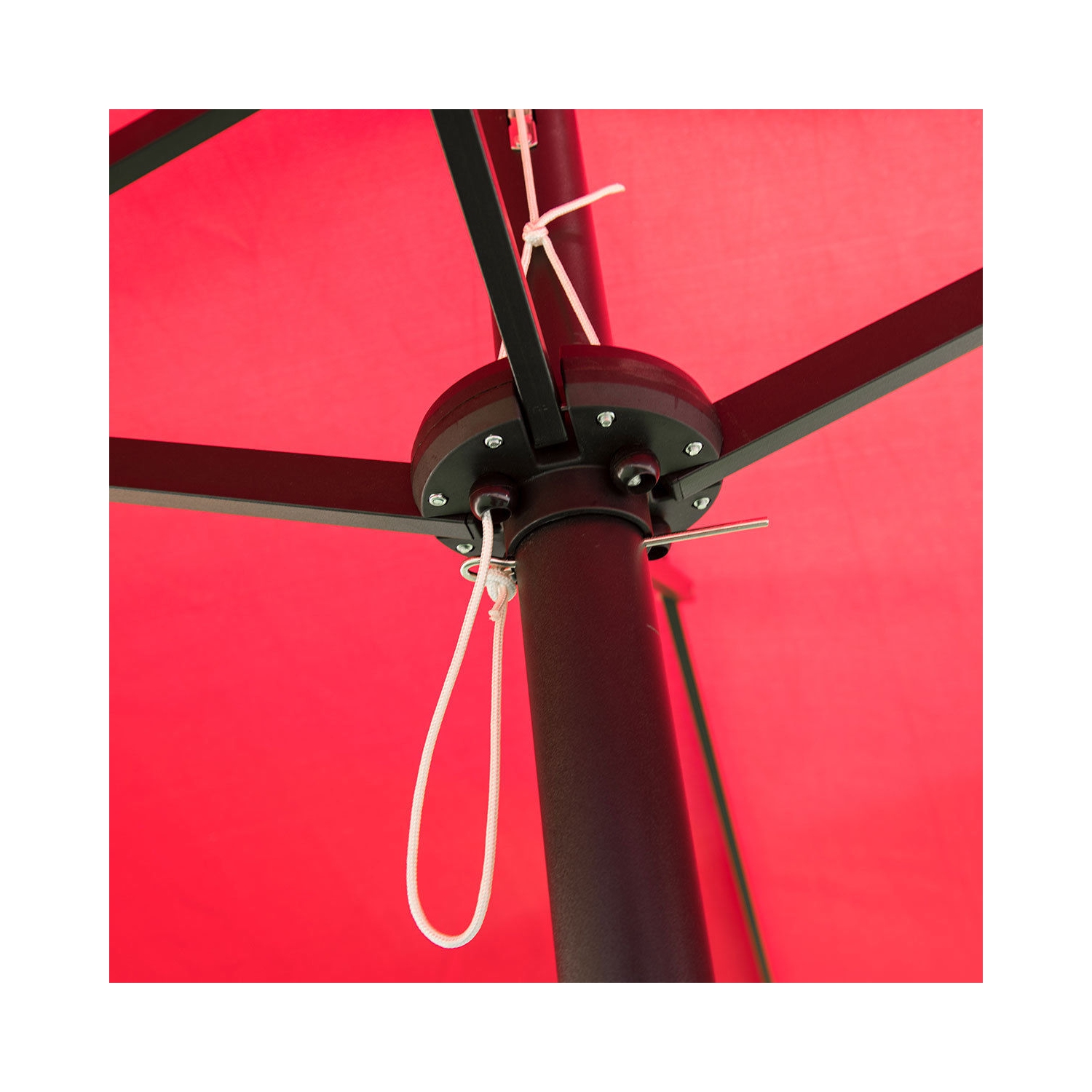 Costway 15' Market Outdoor Umbrella Double-Sided Twin Patio w/ Crank Wine