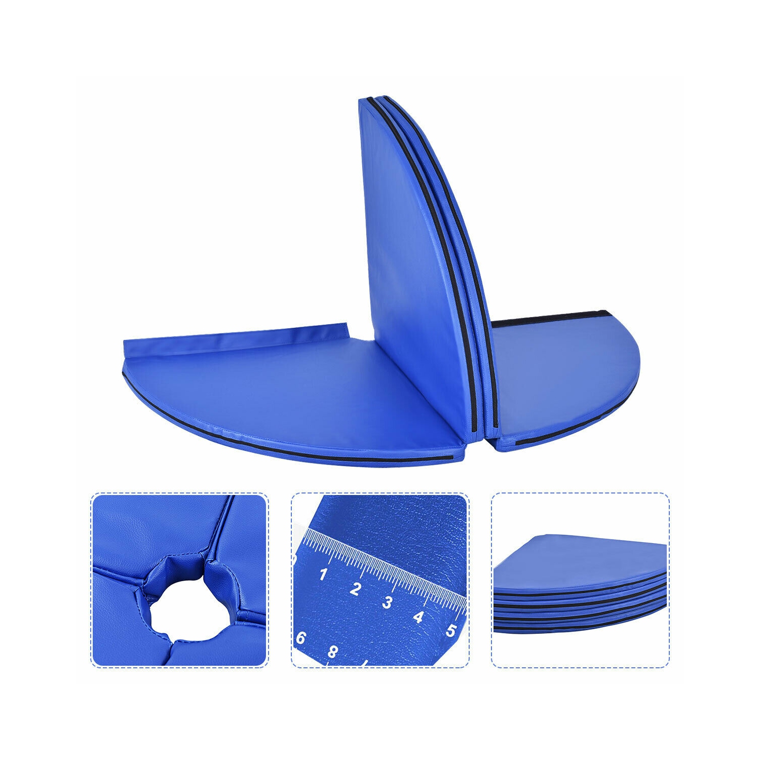 Costway Pole Dance Mat Yoga Exercise Safety Dancing Cushion Crash Mat 2"T