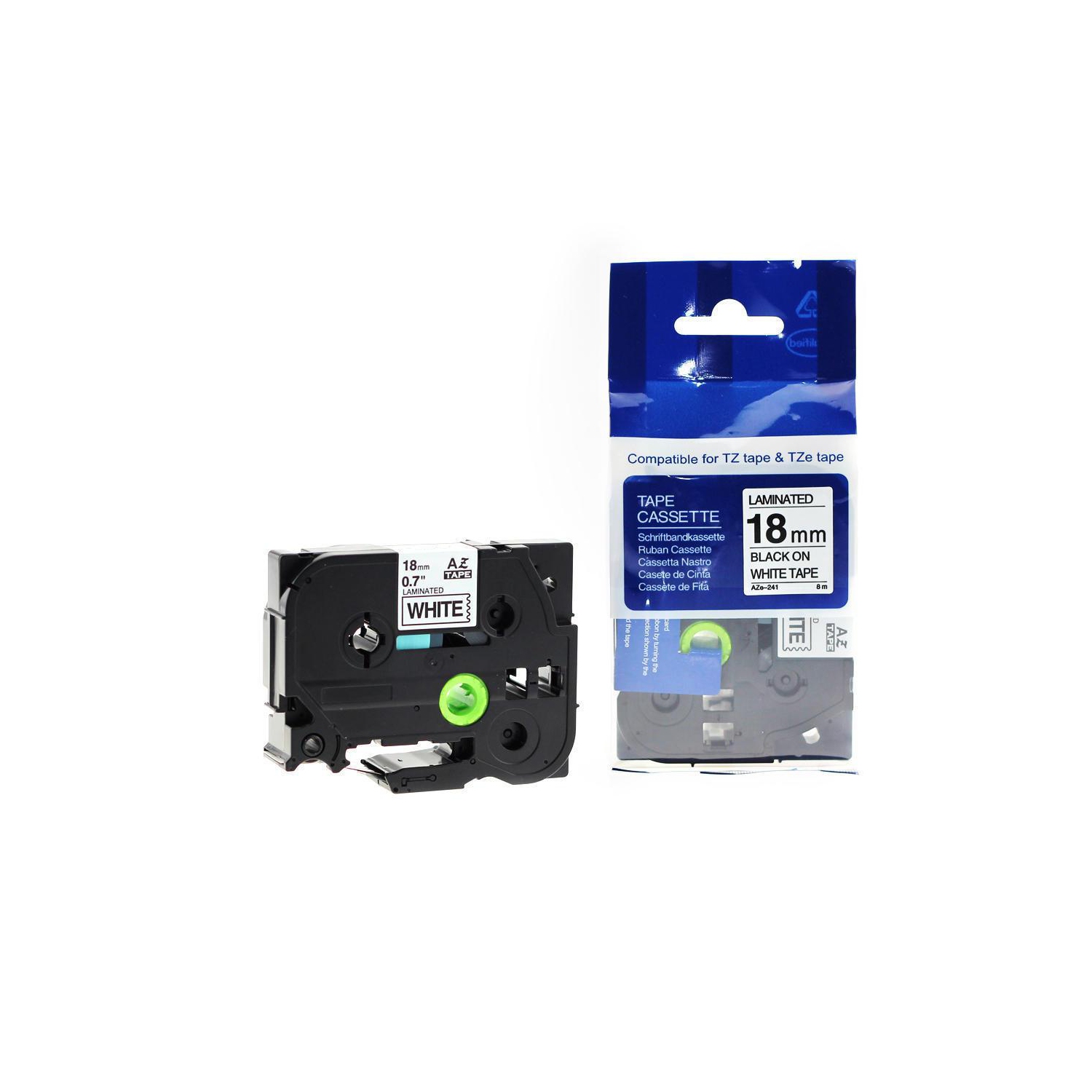 Compatible avec le ruban d’étiquetage TZE-241 de Brother par SuperInk