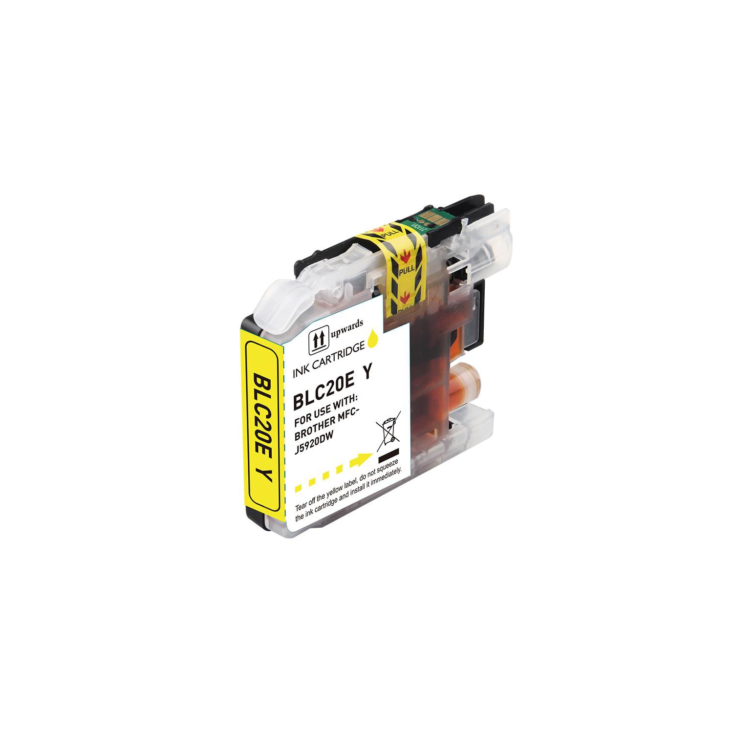 Compatible Brother LC20E Yellow Ink Cartridge by Superink