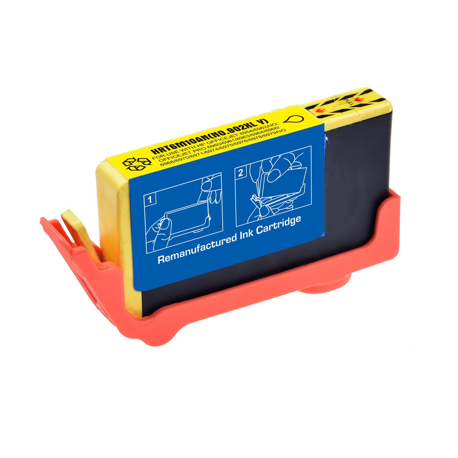 Compatible avec la cartouche d’encre jaune T6M10AN de SuperInk 902XL de HP