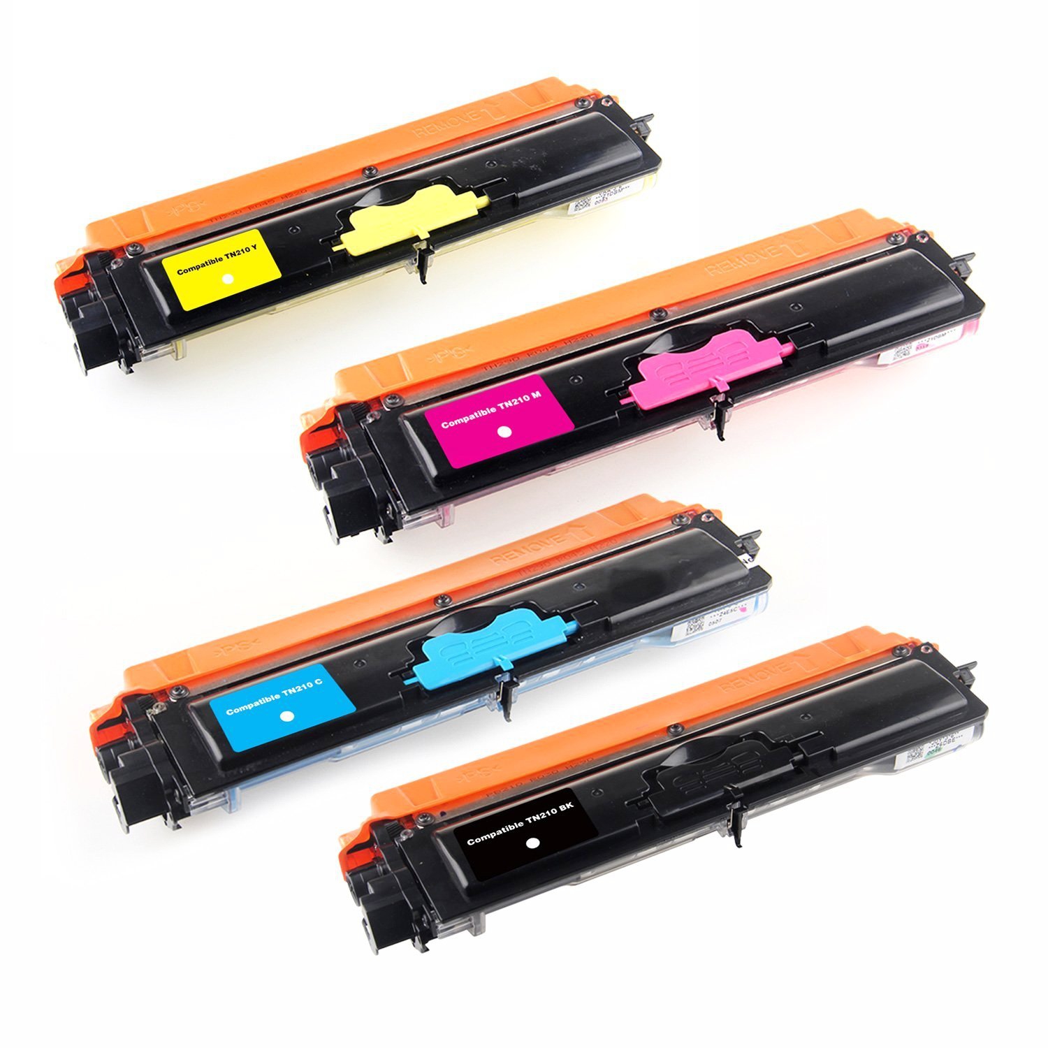 Compatible Brother TN210 Toner Cartridge Set BK/C/M/Y By Superink