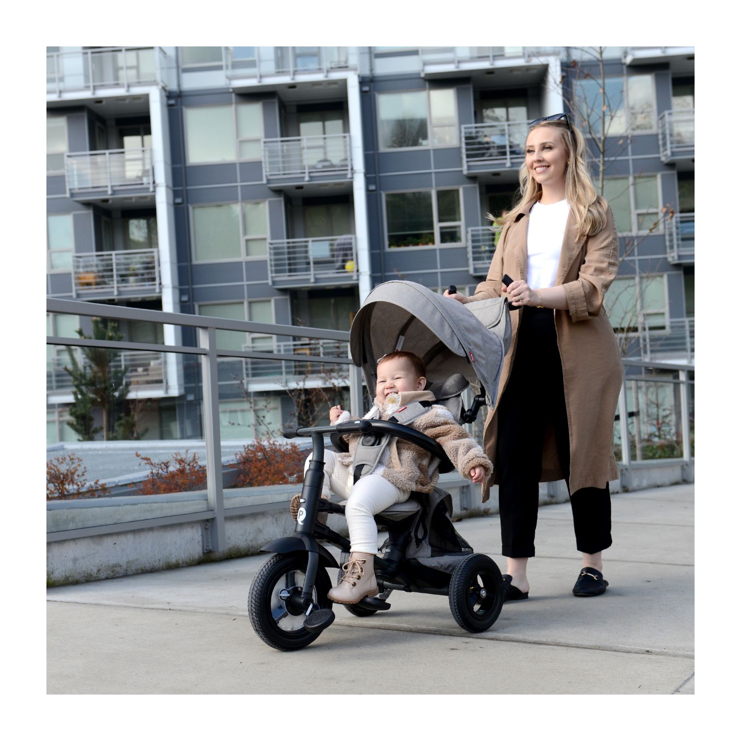 Rito Plus Folding Stroller/ Trike - Grey