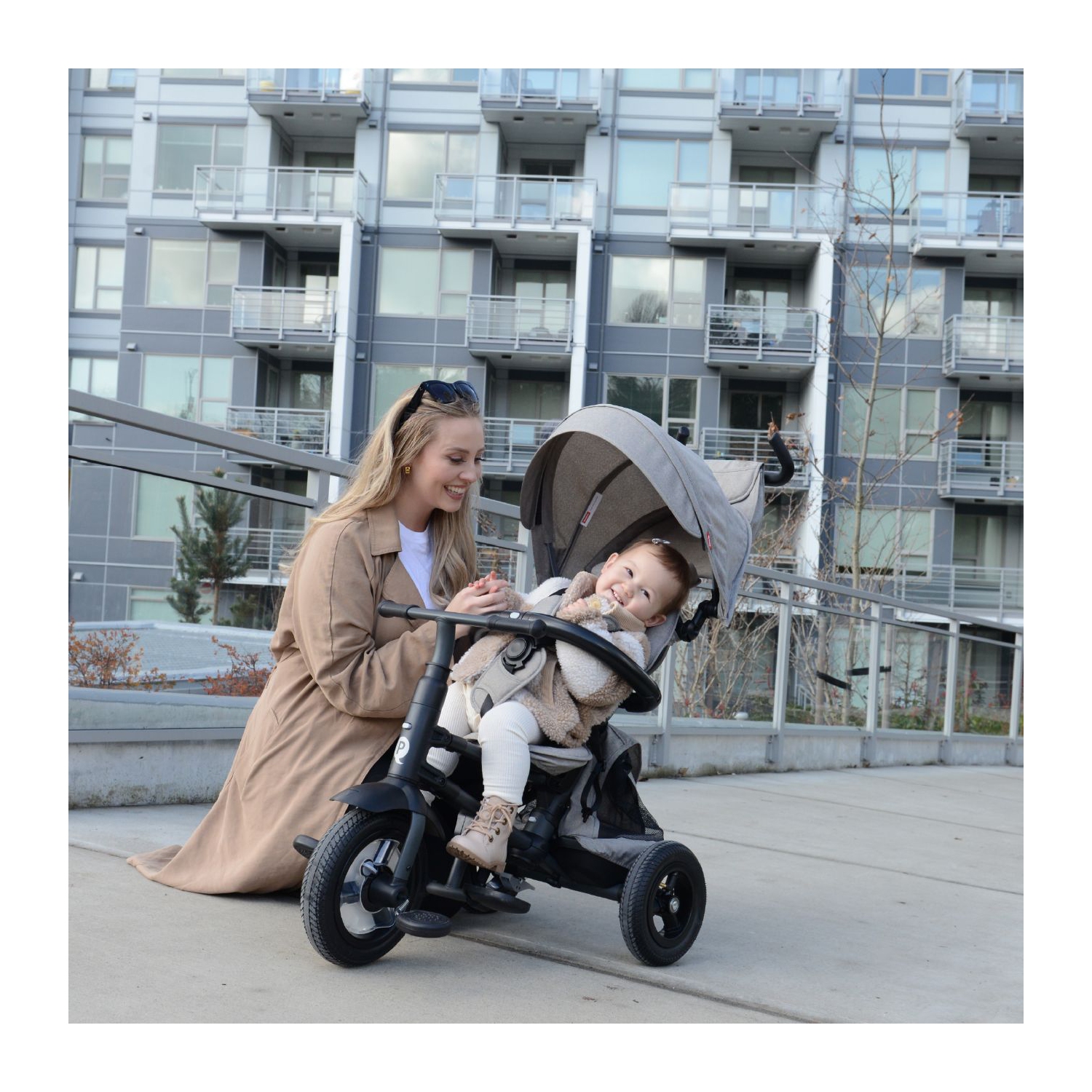 Rito Plus Folding Stroller/ Trike - Grey