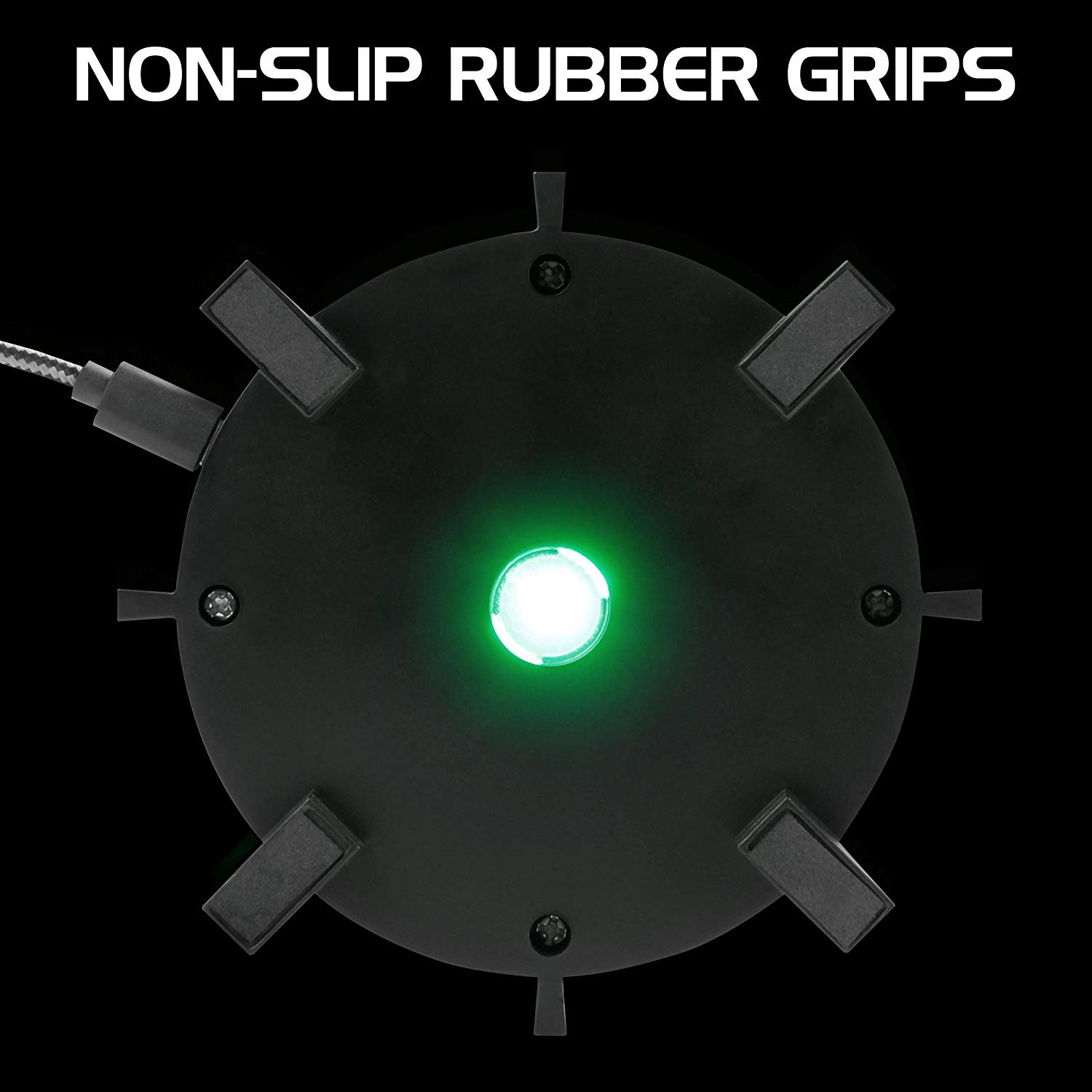 Accessory Power Enhance Gaming Headset Stand Headphone Holder with 4 Port USB Hub