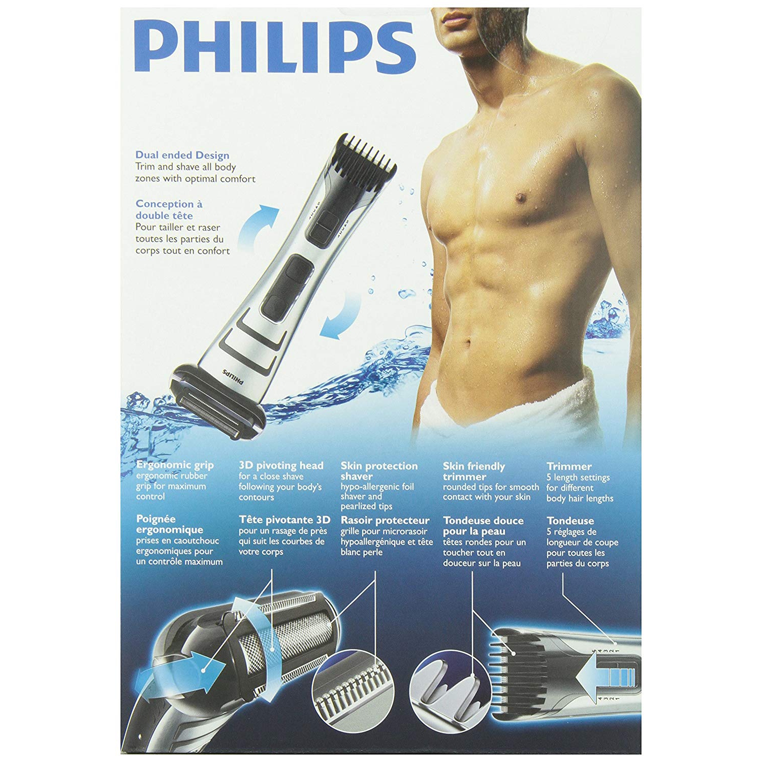 Philips Wet & Dry All-in-1 Bodygroom Series 7000, TT2040/32