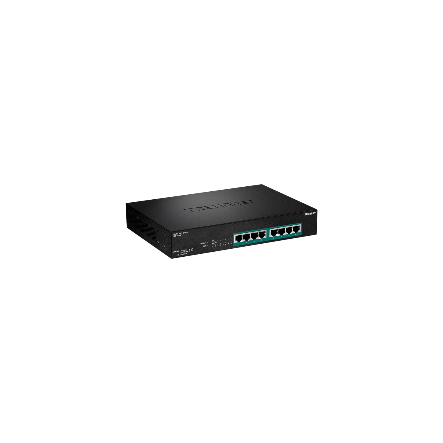 TRENDnet 8-Port Gigabit Full Power PoE+ Switch