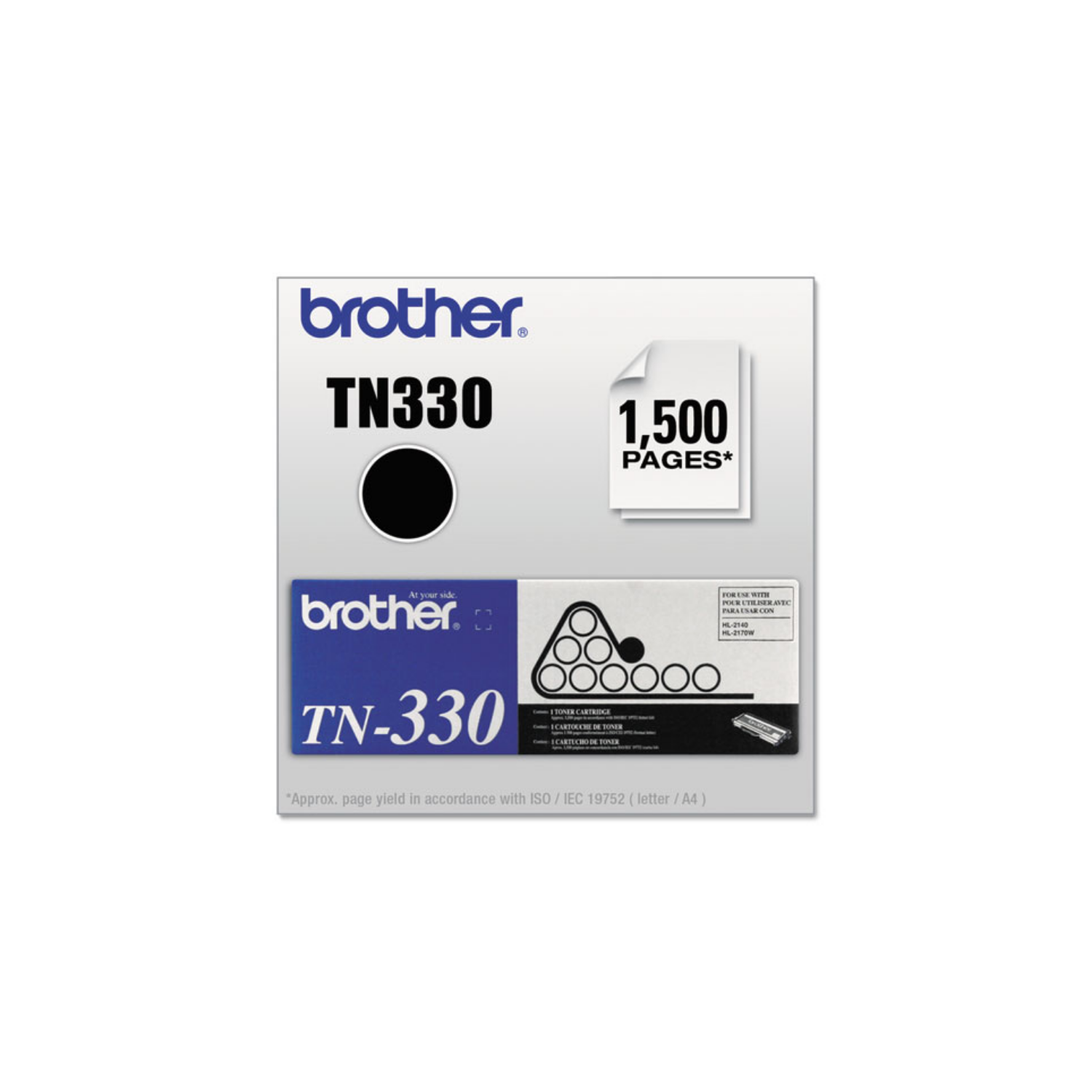 Brother TN330. Black Original Toner Cartridge, For Brother DCP-7030 -7040, HL-2140, HL-2170 to MFC-7840