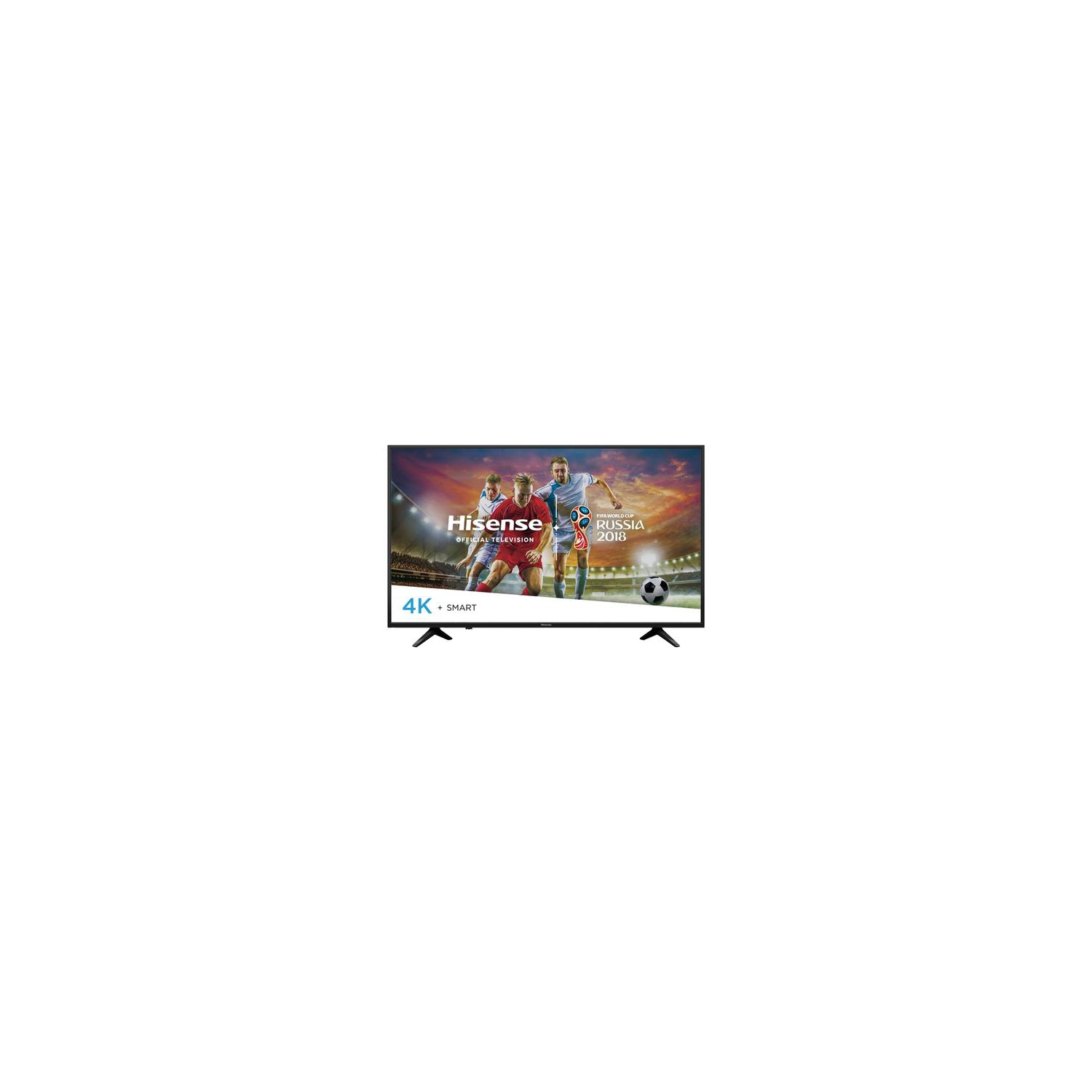 Refurbished (Good) - HISENSE 50" CLASS 4K ULTRA HD (2160P) HDR ROKU SMART LED TV (50R6E)