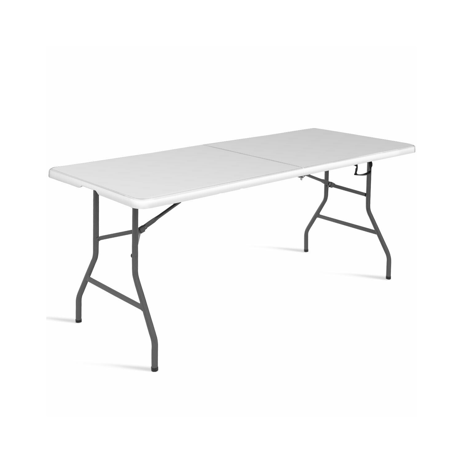 Costway 6' Folding Table Portable Plastic Indoor Outdoor Picnic Party Dining Camp Table